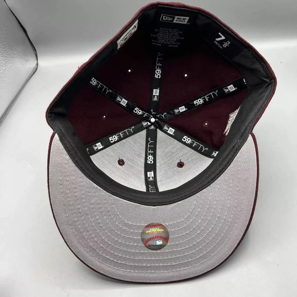 New Era Cleveland Guardians Hat Men 7 3/8 59Fifty New Era MLB Fitted Size ONE SIZE - 2 Thumbnail