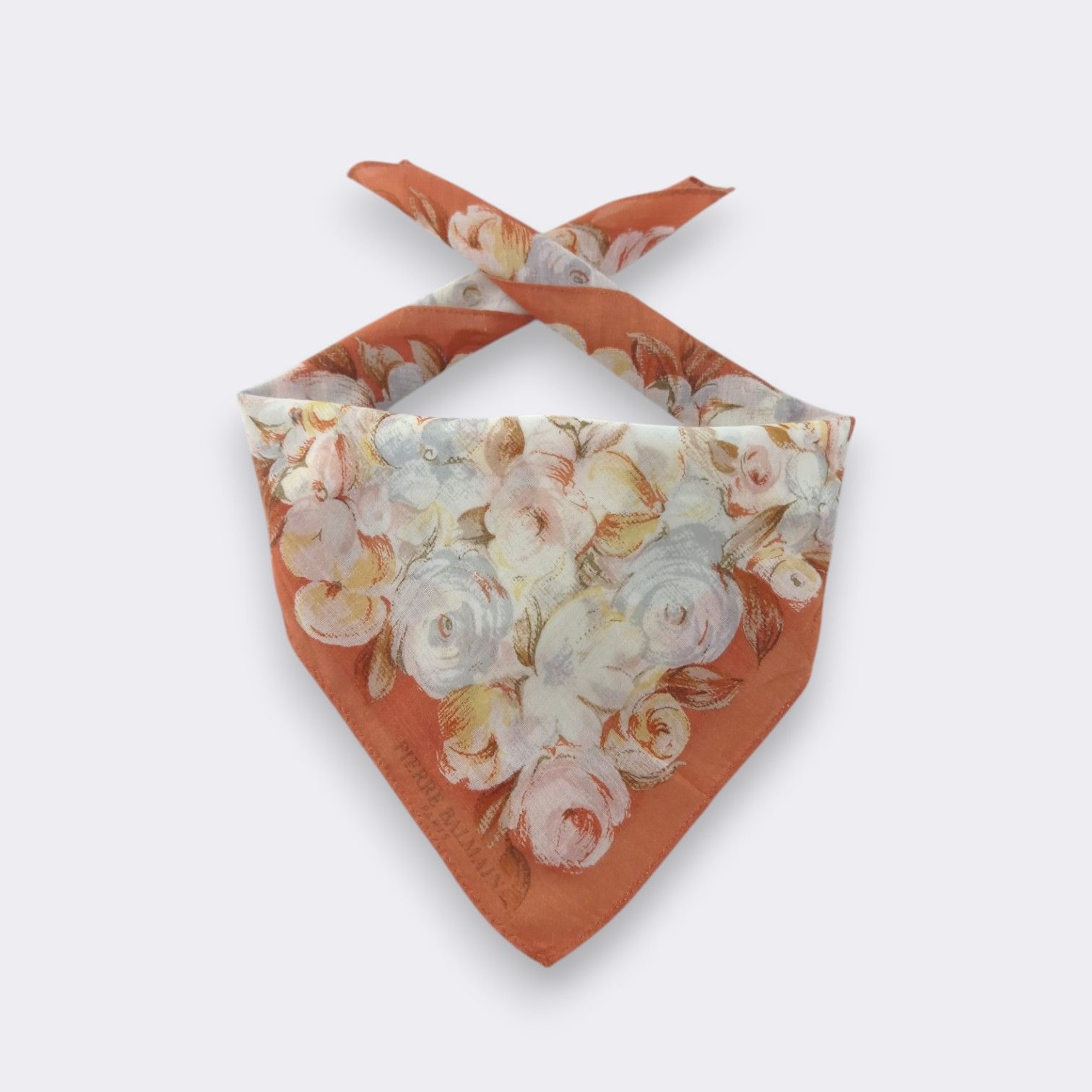 Pierre Balmain × Vintage Vintage Pierre Balmain Handkerchief Neckerchief H331I Size ONE SIZE - 1 Thumbnail