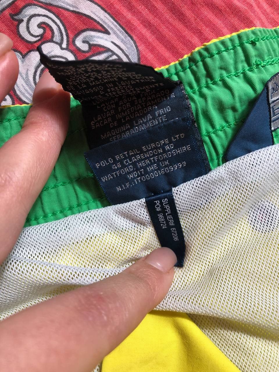 Polo Ralph Lauren × Vintage Vintage Y2K Polo Ralph Lauren Swim Shorts Size US 32 / EU 48 - 7 Thumbnail