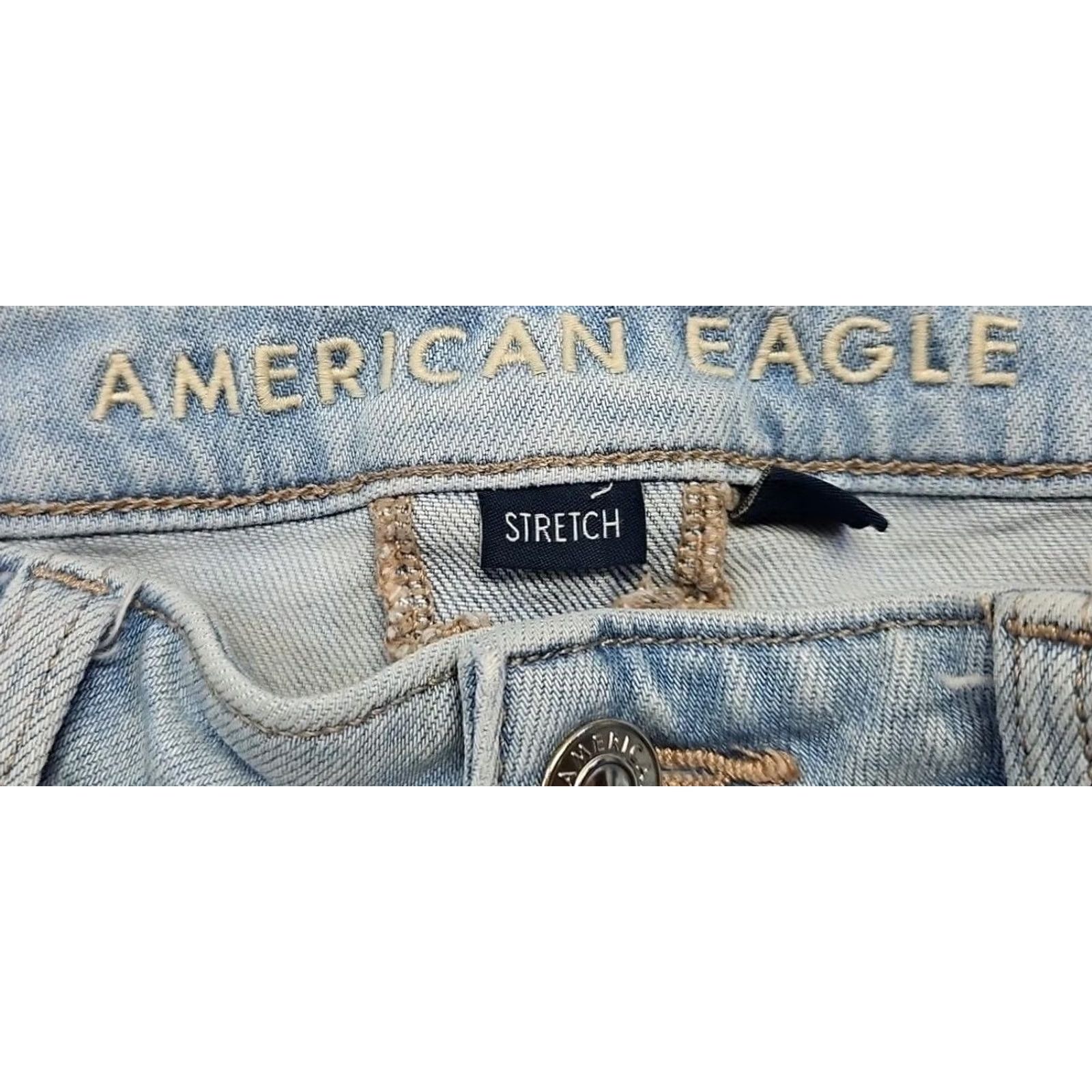 American Eagle Outfitters American Eagle Outfitters Women’s Jeans Wide-Leg Light Wash High Rise Stretch Denim 2 XS? Size 42" / US 20 - 5 Thumbnail