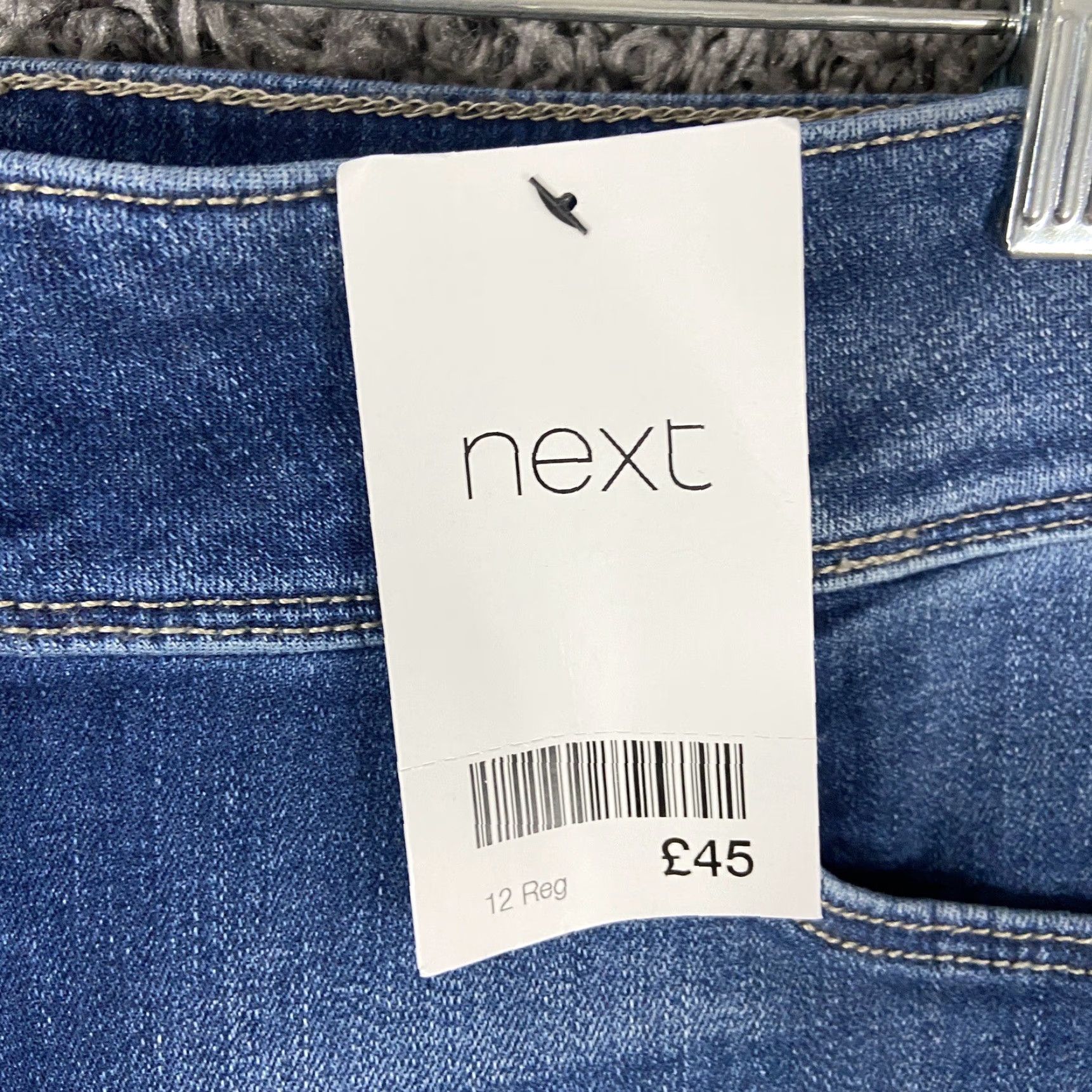 NEXT VINTAGE? No. Next Jeans Luxe Sculpt Slim High Rise Jeans Women’s 12 Regular Blue Slimming 12 Women Size 34" / US 12 / IT 48 - 5 Thumbnail