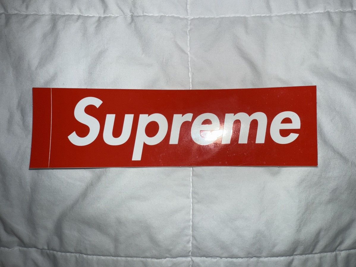 Supreme 5 total SUPREME Red Box Logo Bumper Stickers Decals 2.2x7.6” Size ONE SIZE - 12 Thumbnail