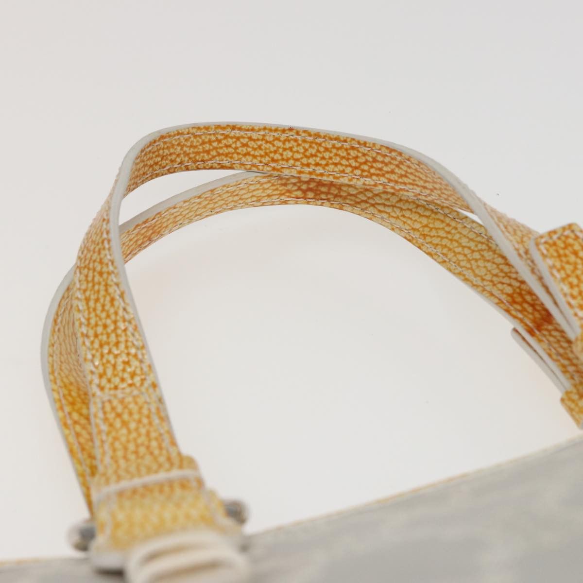 Celine CELINE Macadam Canvas Tote Bag Yellow Light Blue Size ONE SIZE - 8 Thumbnail
