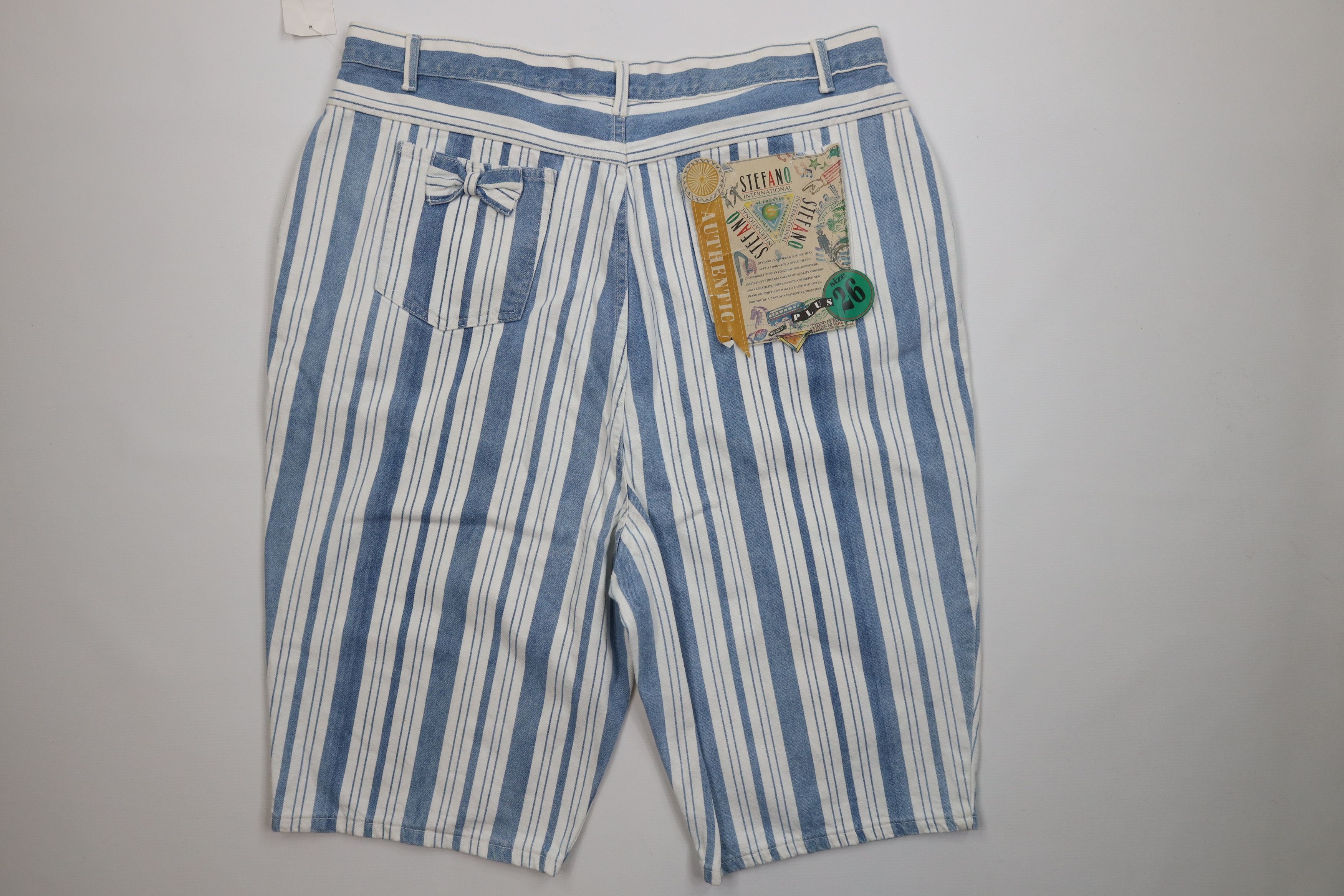 Vintage Deadstock Vintage 90s Streetwear Denim Jean Shorts Jorts Size 26" / US 2 / IT 38 - 11 Thumbnail