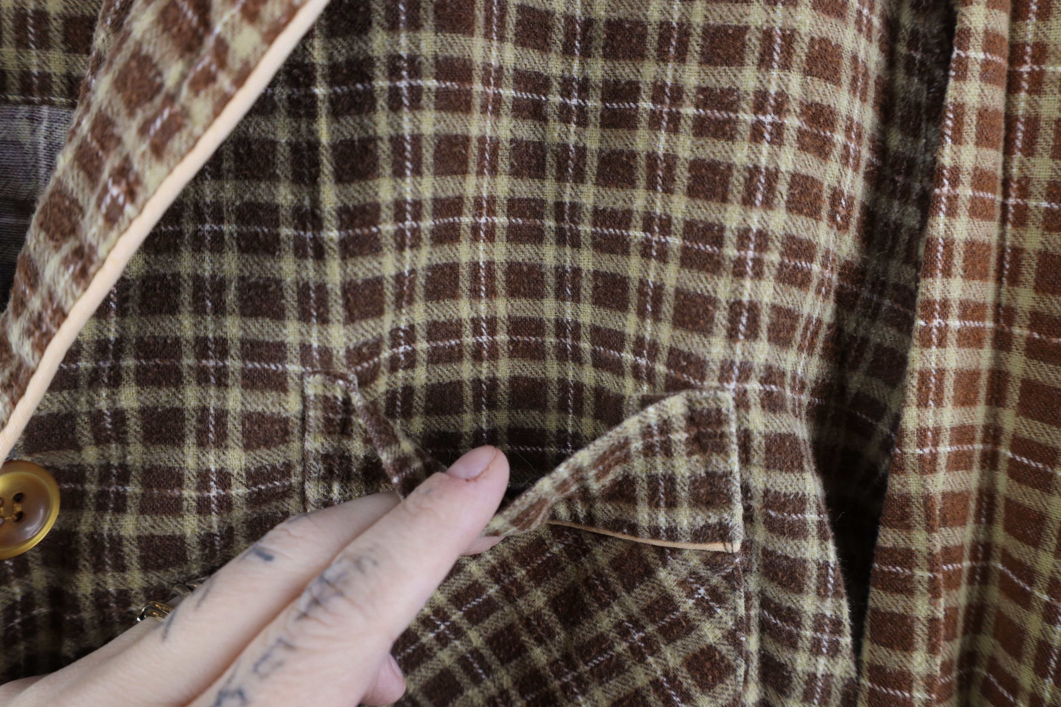 Vintage Vintage 70s Streetwear Button Sleep Pajamas Shirt Plaid Size US M / EU 48-50 / 2 - 4 Thumbnail