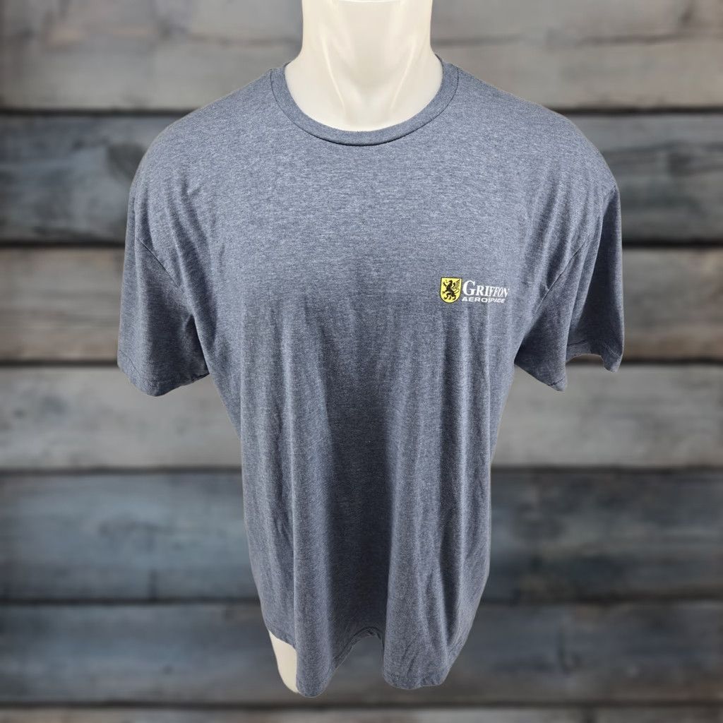 Gildan Gildan Griffon Aerospace T-shirt Blue Men’s Size 2XL Regular Short Sleeve Cotton Knit Logo Army Military Vintage: No Size US XXL / EU 58 / 5 - 1 Thumbnail