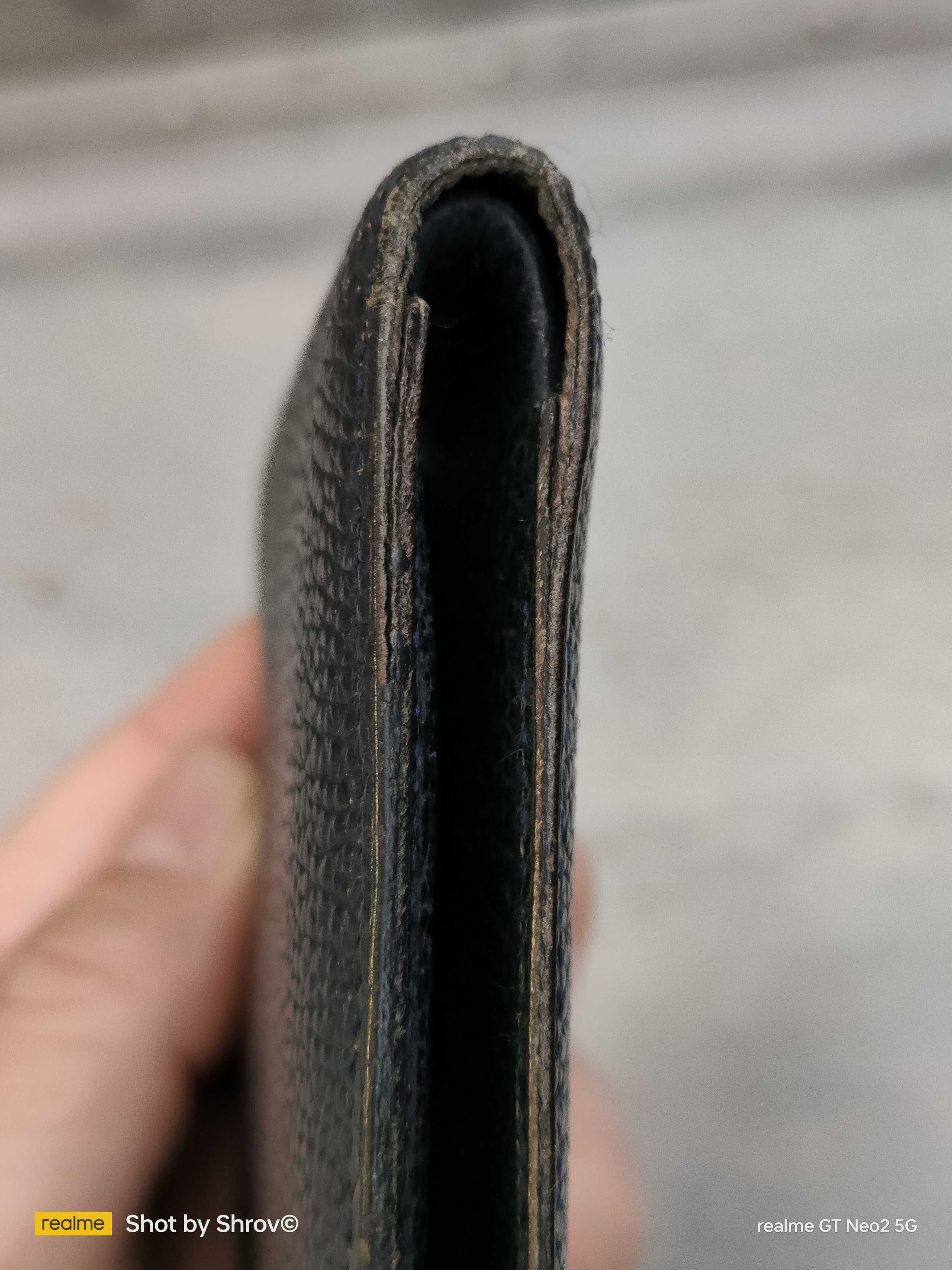 Delvaux Delvaux Dark Blue Leather D Shape Bi-Fold Wallet Size ONE SIZE - 10 Thumbnail