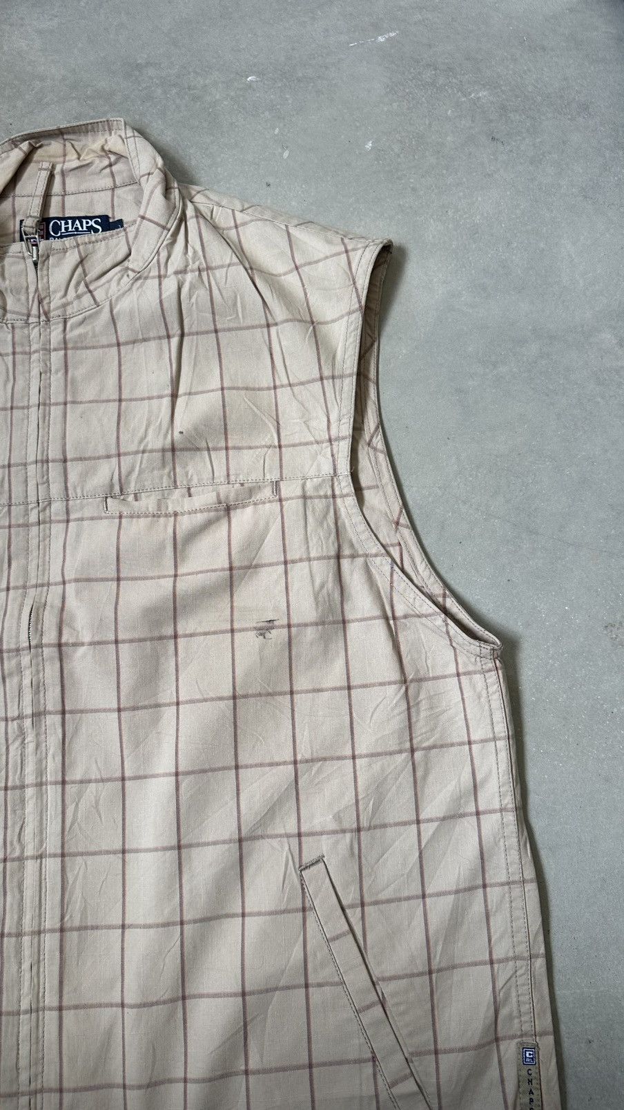 Chaps VINTAGS CHAPS BY RALPH LAUREN CHECKERED TACTICAL VEST Size US M / EU 48-50 / 2 - 2 Thumbnail