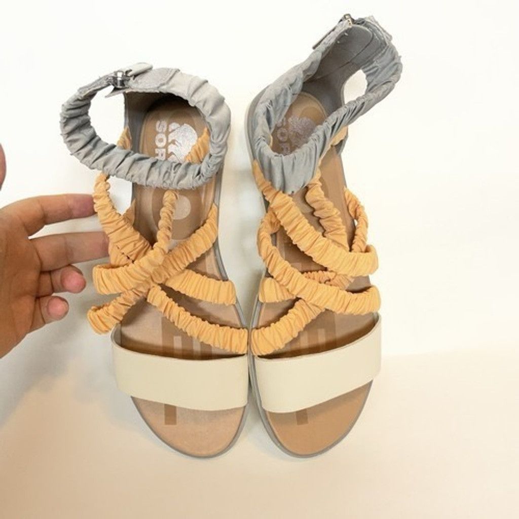 SOREL NWOT Sorel Ella II Strap Gladiator Sandals Women Size 8.5 Size US 8.5 / IT 38.5 - 7 Thumbnail