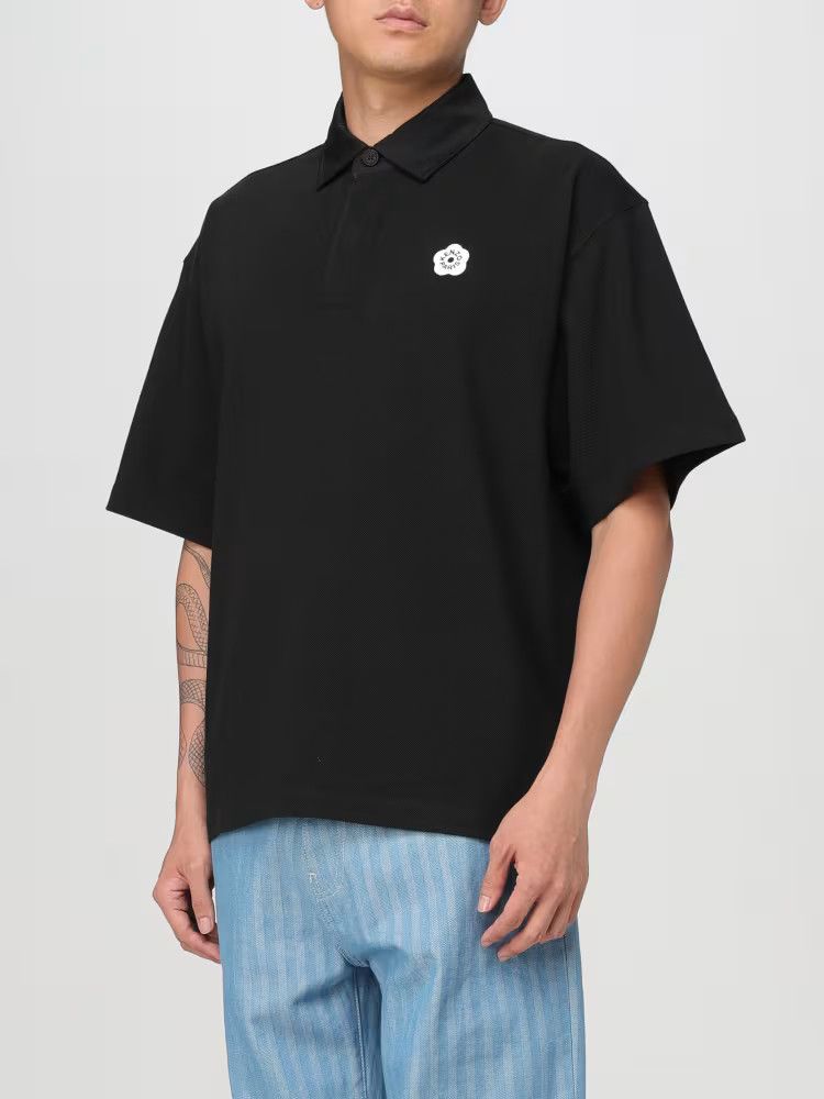 Kenzo o1s22i1n0125 Boke Flower Polo Shirt in Black Size US L / EU 52-54 / 3 - 4 Thumbnail