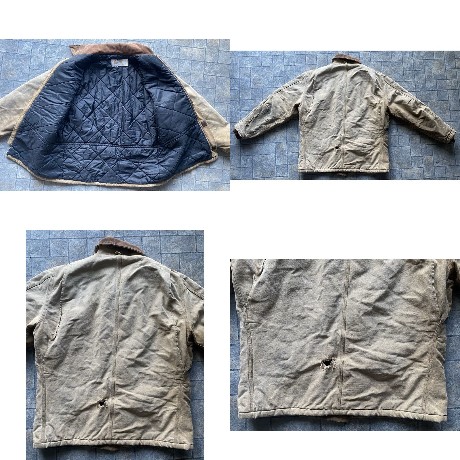 Carhartt VINTAGE Carhartt CQ186 Jacket Coat Brown 44 Men Damaged Flaws USA Made Jacket Coat Mens Brown 44 Vintage Damaged Size US S / EU 44-46 / 1 - 9 Thumbnail