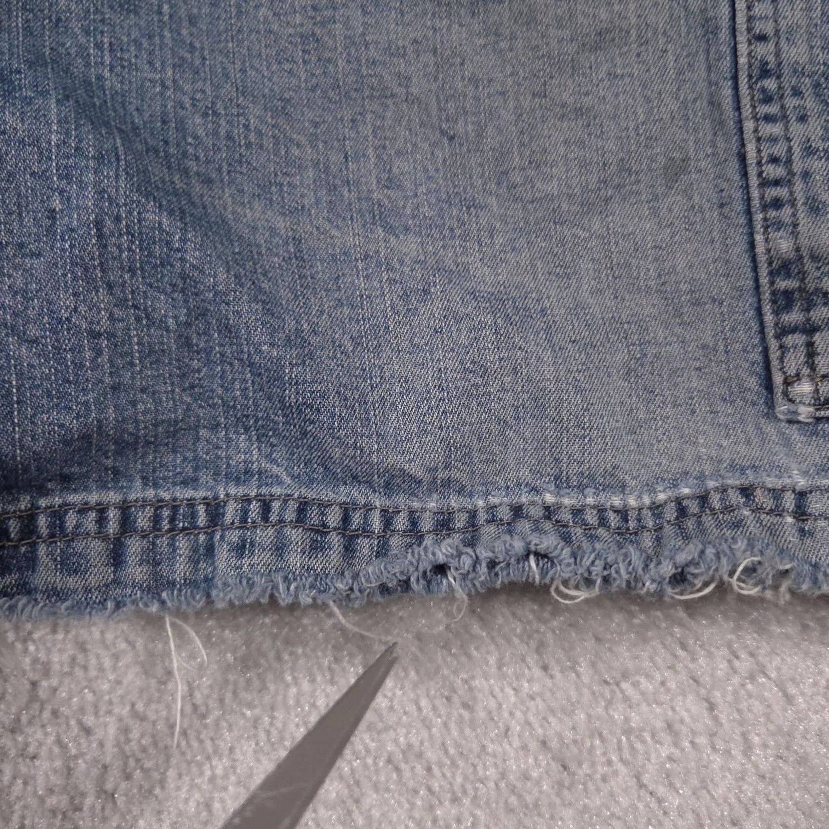 CO WRG Jeans Co Cargo Shorts Mens 38 Blue Denim Relaxed Fit Utility 9 in Inseam Casual Workwear Summer Mens Size US 38 / EU 54 - 6 Thumbnail
