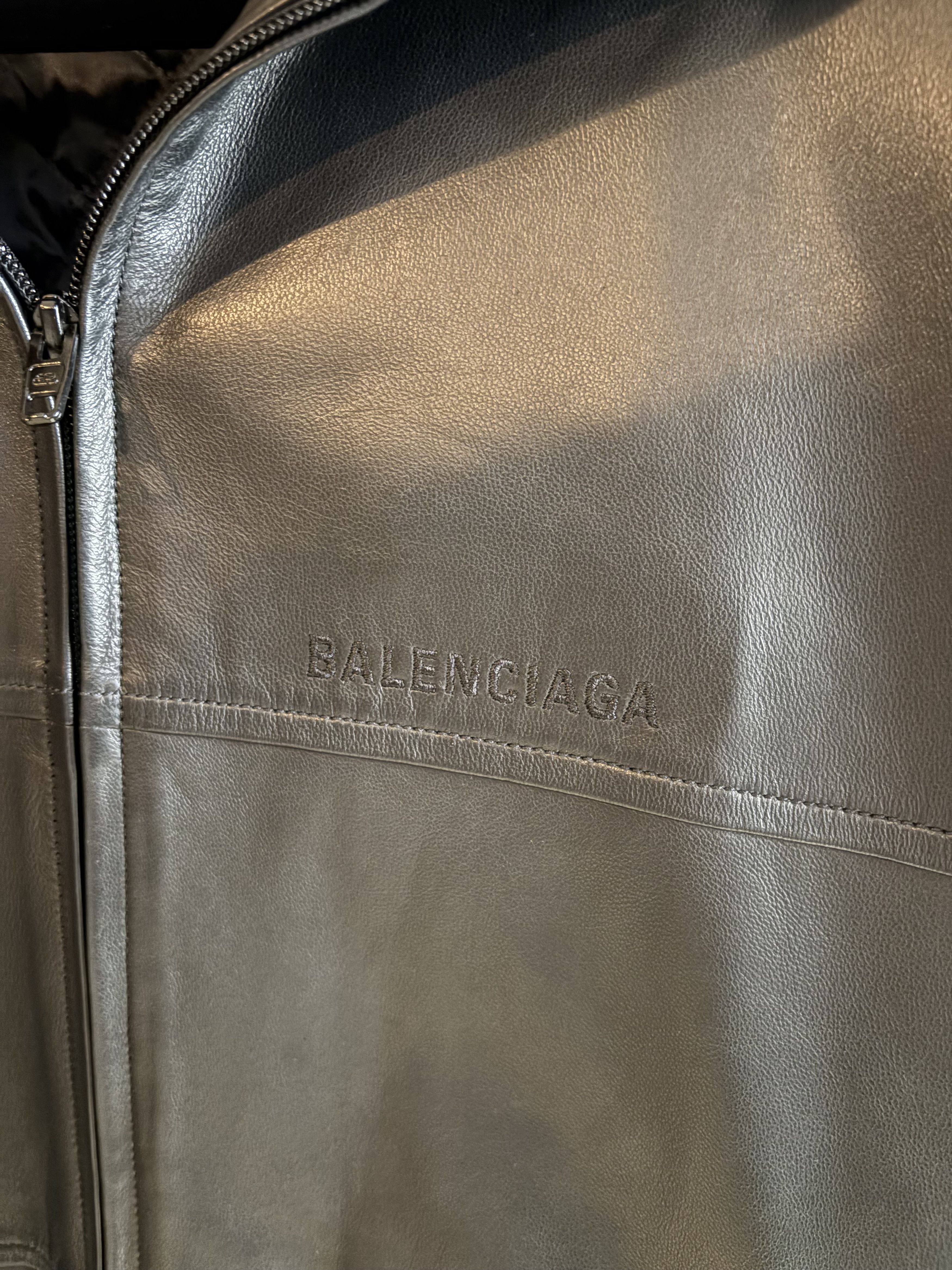 Balenciaga Balenciaga Lamb Leather Track Top Jacket Size US S / EU 44-46 / 1 - 16 Thumbnail