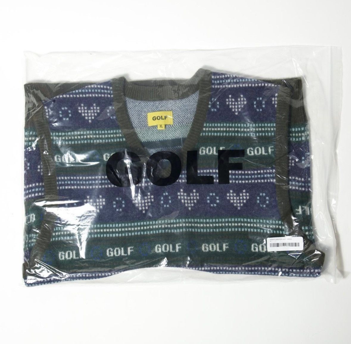Golf Wang Blue/Green/White Monogram Golf Wang Vest NEW IN BAG XL Size US XL / EU 56 / 4 - 2 Thumbnail