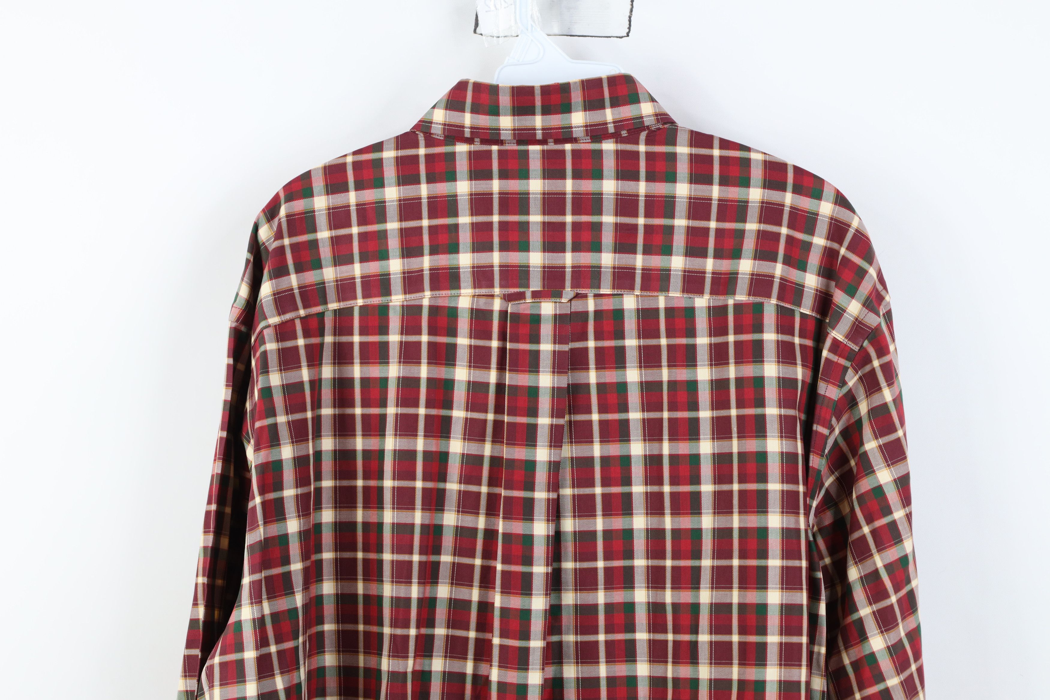 Cabelas Vintage Cabelas Collared Button Down Shirt Red Plaid Cotton Size US L / EU 52-54 / 3 - 11 Thumbnail