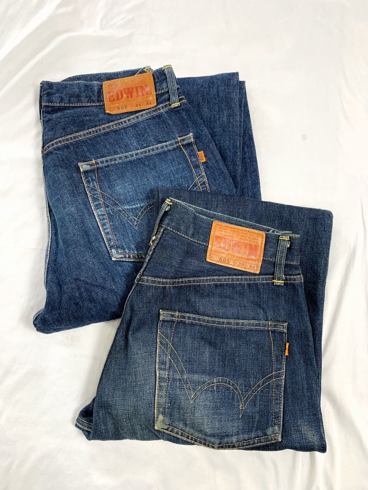 Edwin Vintage edwin selvedge raw jeans denim Size US 31 - 16 Thumbnail