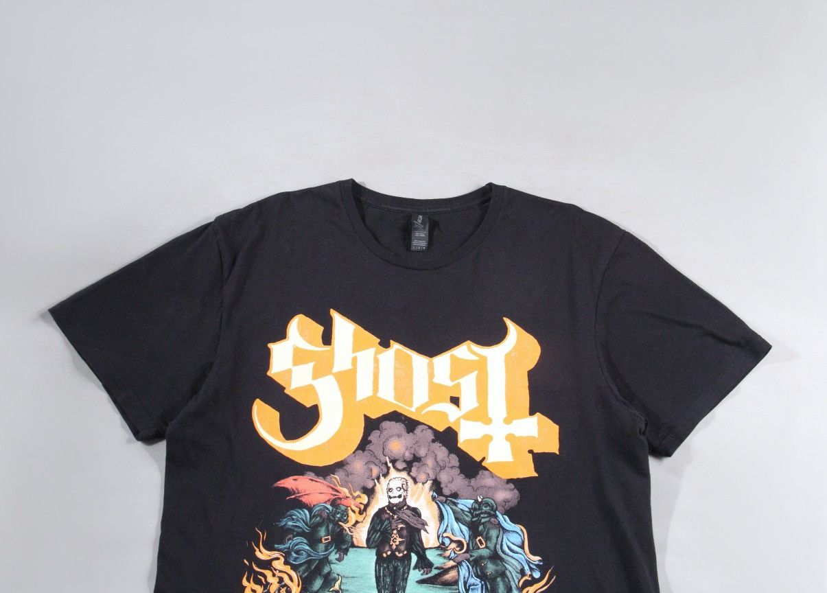 Band Tees Ghost Metal Rock Black Tee T Shirt Vintage Tour Horror L Size US L / EU 52-54 / 3 - 3 Thumbnail