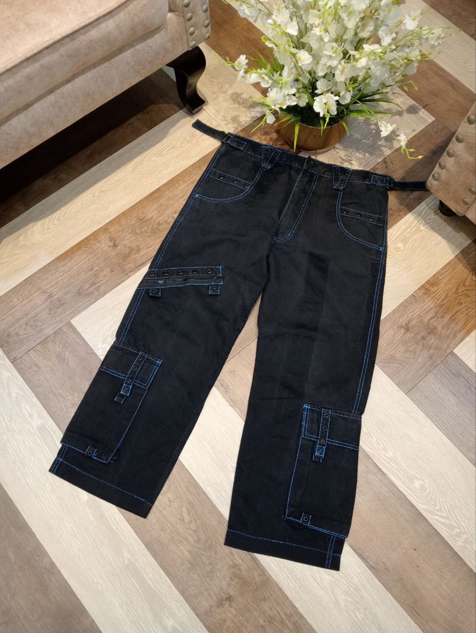Tripp NYC TRIPP NYC BAGGY BANDAGE PANTS SIZE M Size US 35 - 2 Thumbnail