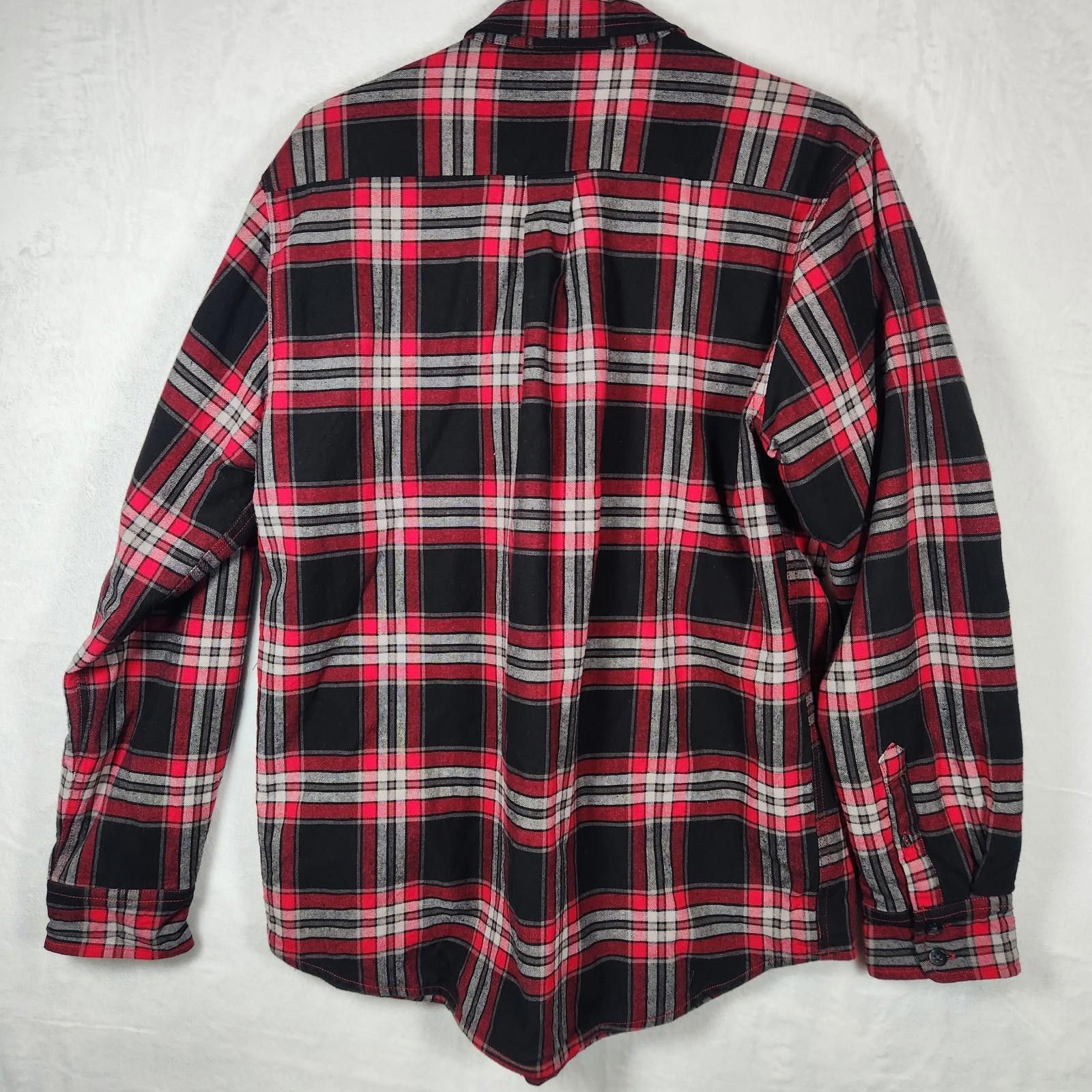 Vans Vans Off The Wall Lined Plaid Flannel Shirt Jacket Medium Size US M / EU 48-50 / 2 - 9 Thumbnail