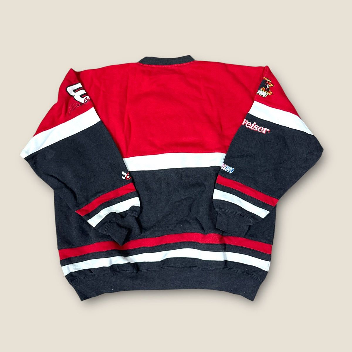 NASCAR Dale Einhardt No 8 Bud Racing Nascar Sweatshirt Size US XL / EU 56 / 4 - 7 Thumbnail