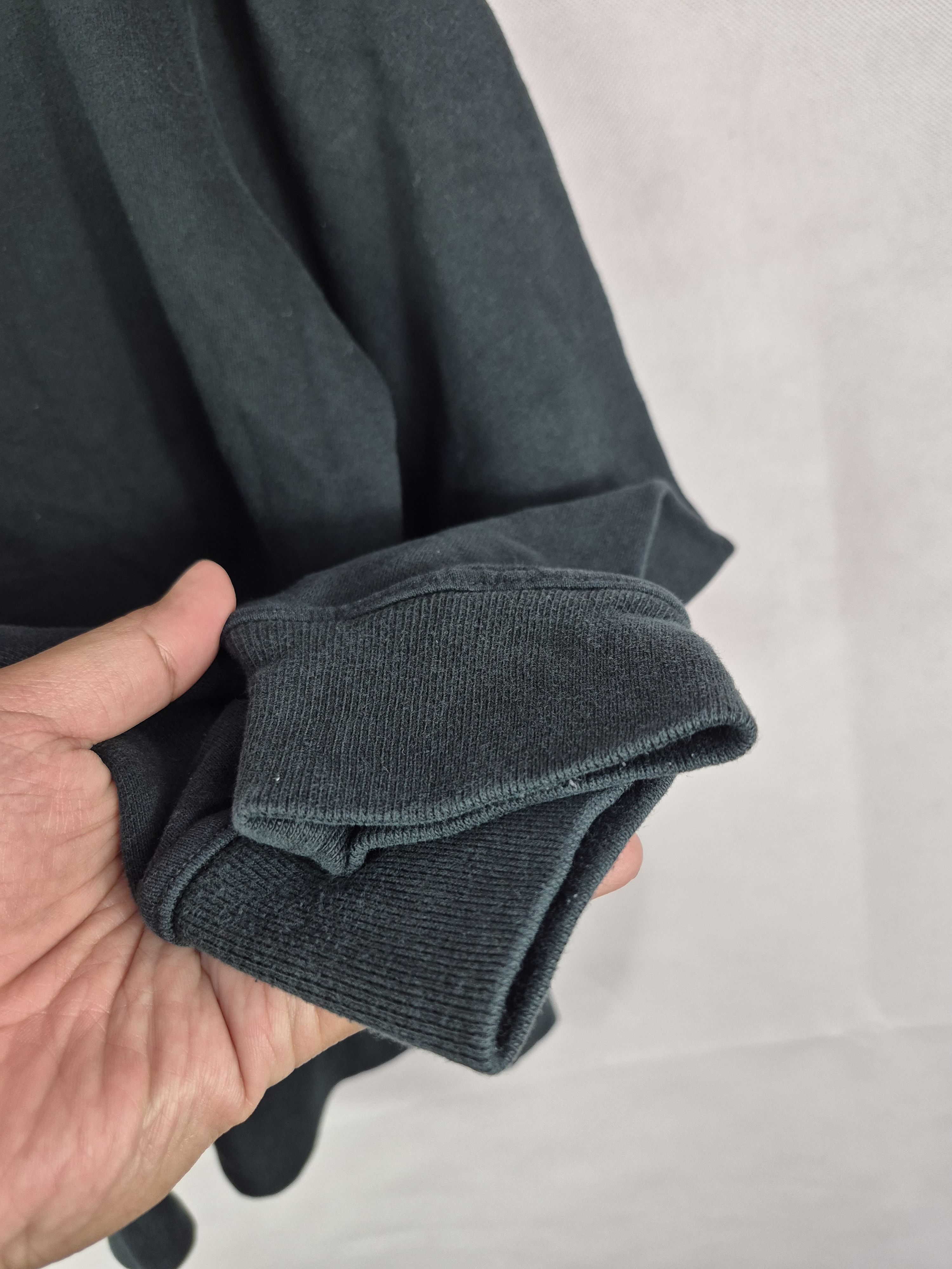 Edwin 🔥 Edwin Simple Plain Black Sweatshirt Jumper Minimalist Size US M / EU 48-50 / 2 - 4 Thumbnail