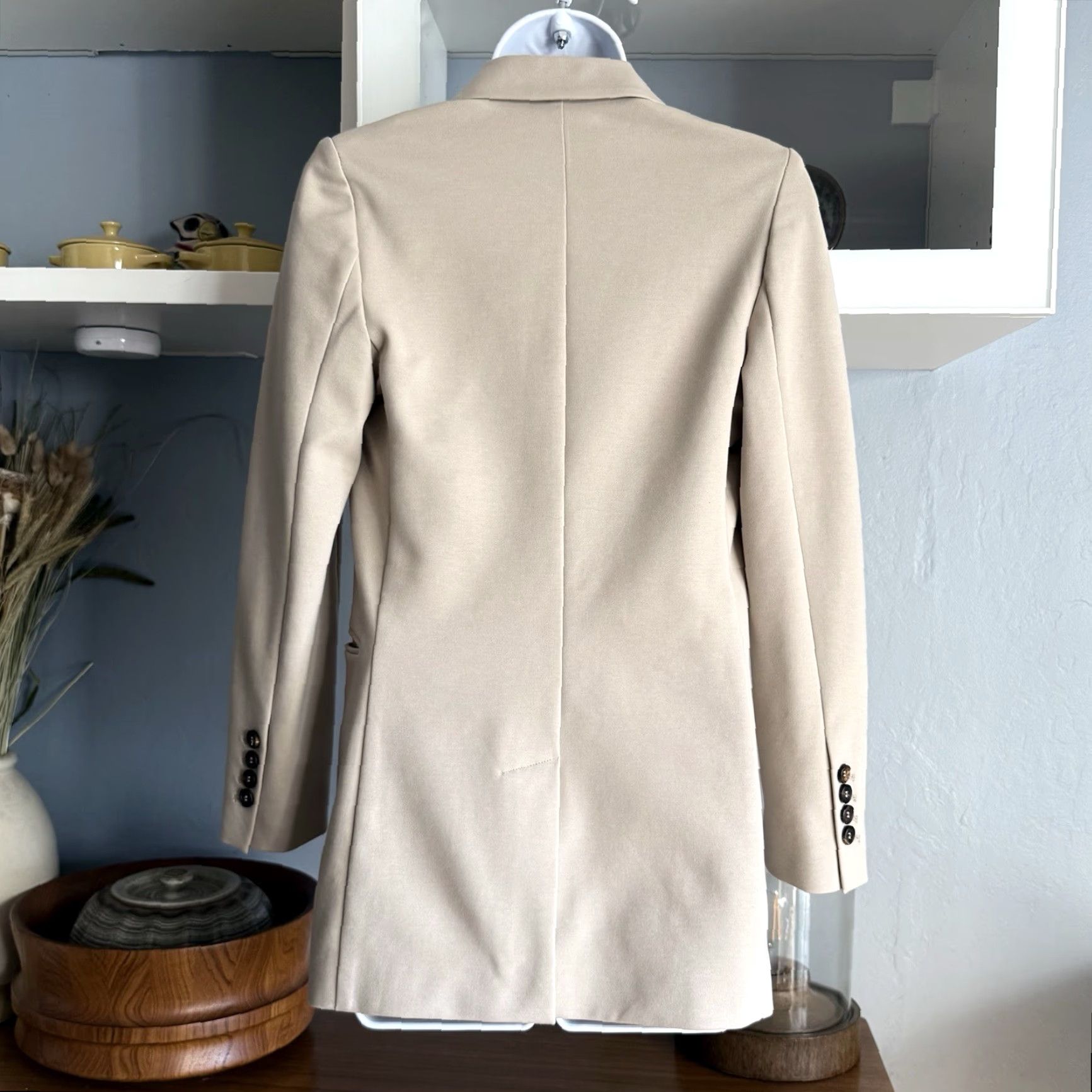Brunello Cucinelli Brunello Cucinelli Blazer Jacket Double Breasted Cotton Blend Ivory 36 / US 0 Women Blazer Size XS / US 0-2 / IT 36-38 - 5 Thumbnail