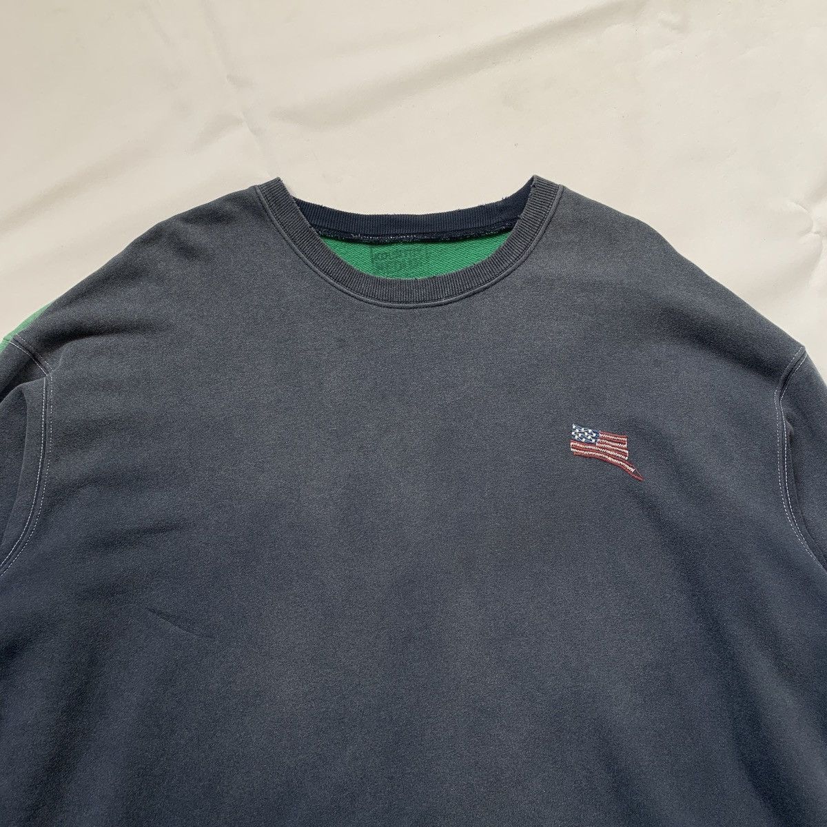 Kapital × Kapital Kountry KAPITAL 2 TONE BIG BONE PRINT VINTAGE PROCESS SWEATSHIRT Size US L / EU 52-54 / 3 - 4 Thumbnail