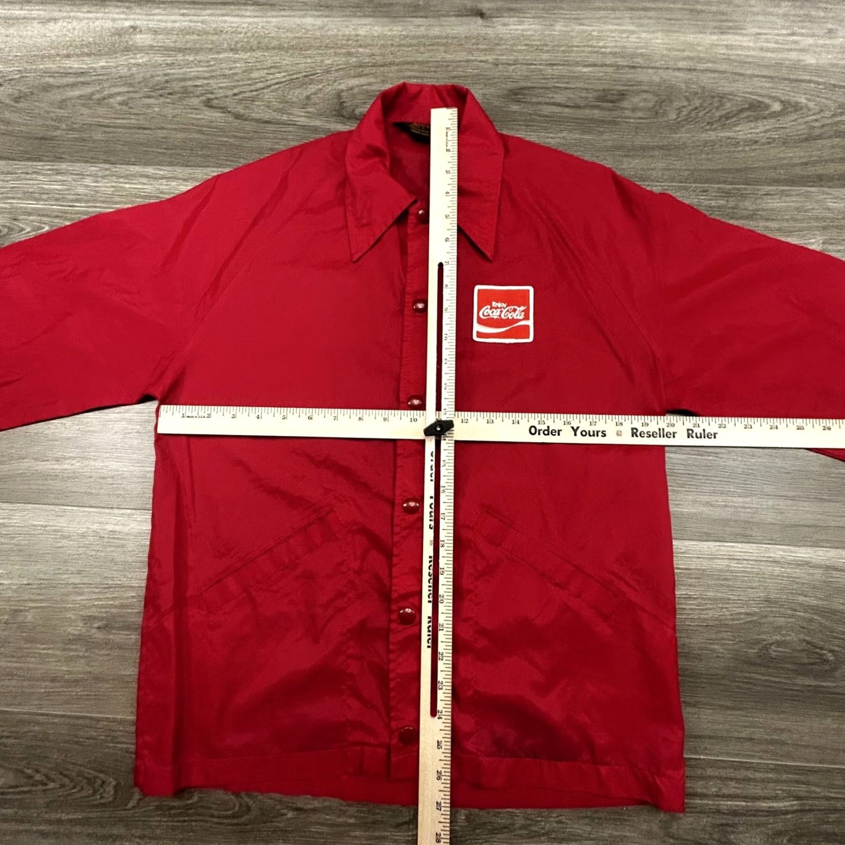 Vintage VINTAGE Swingster Coca-Cola Jacket Mens S Red Nylon Windbreaker Logo Spr Snaps Pockets Embroidered 70s Retro Coach Windbreaker Spring Casual Mens Size US S / EU 44-46 / 1 - 7 Thumbnail