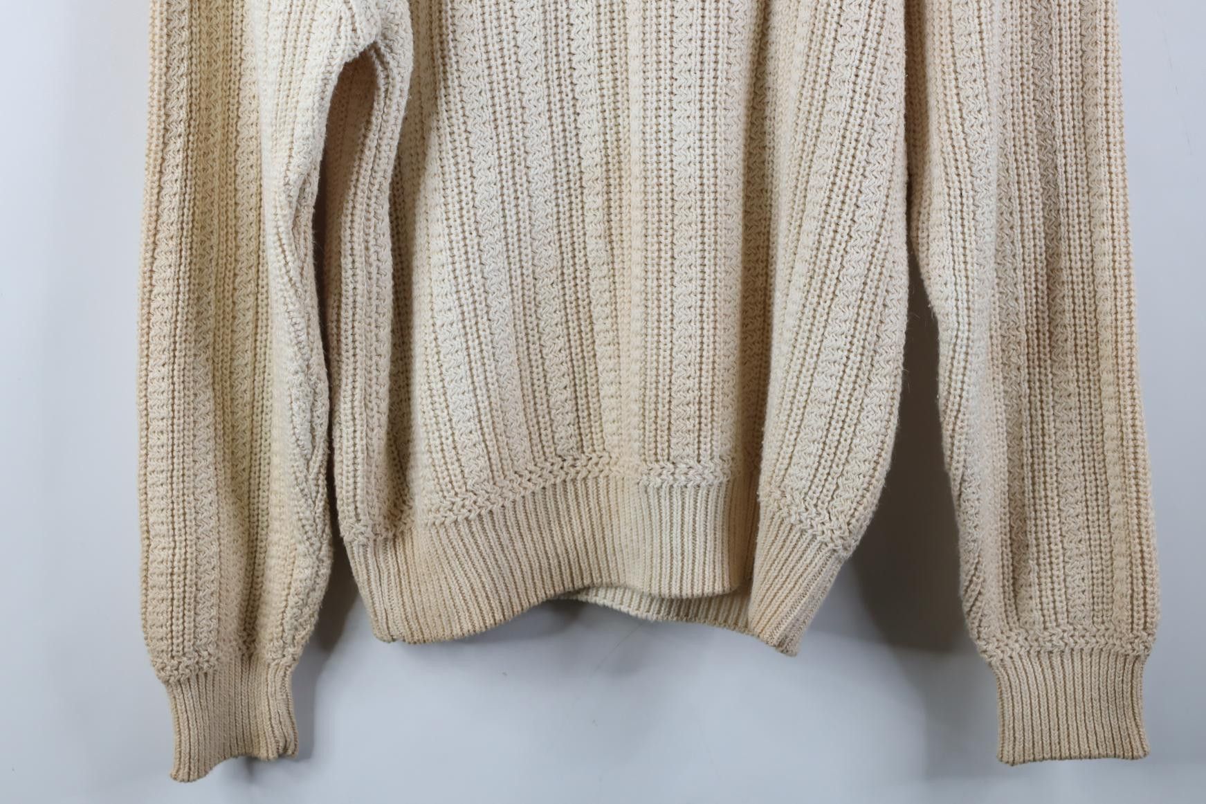Vintage Vintage 90s Streetwear Chunky Ribbed Knit Crewneck Sweater Size US M / EU 48-50 / 2 - 11 Thumbnail