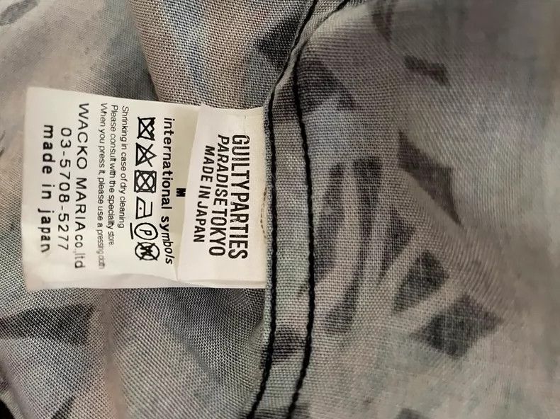 Wacko Maria Wacko Maria Hell's Flower Short Sleeve Hawaiian Shirt Size US M / EU 48-50 / 2 - 6 Thumbnail