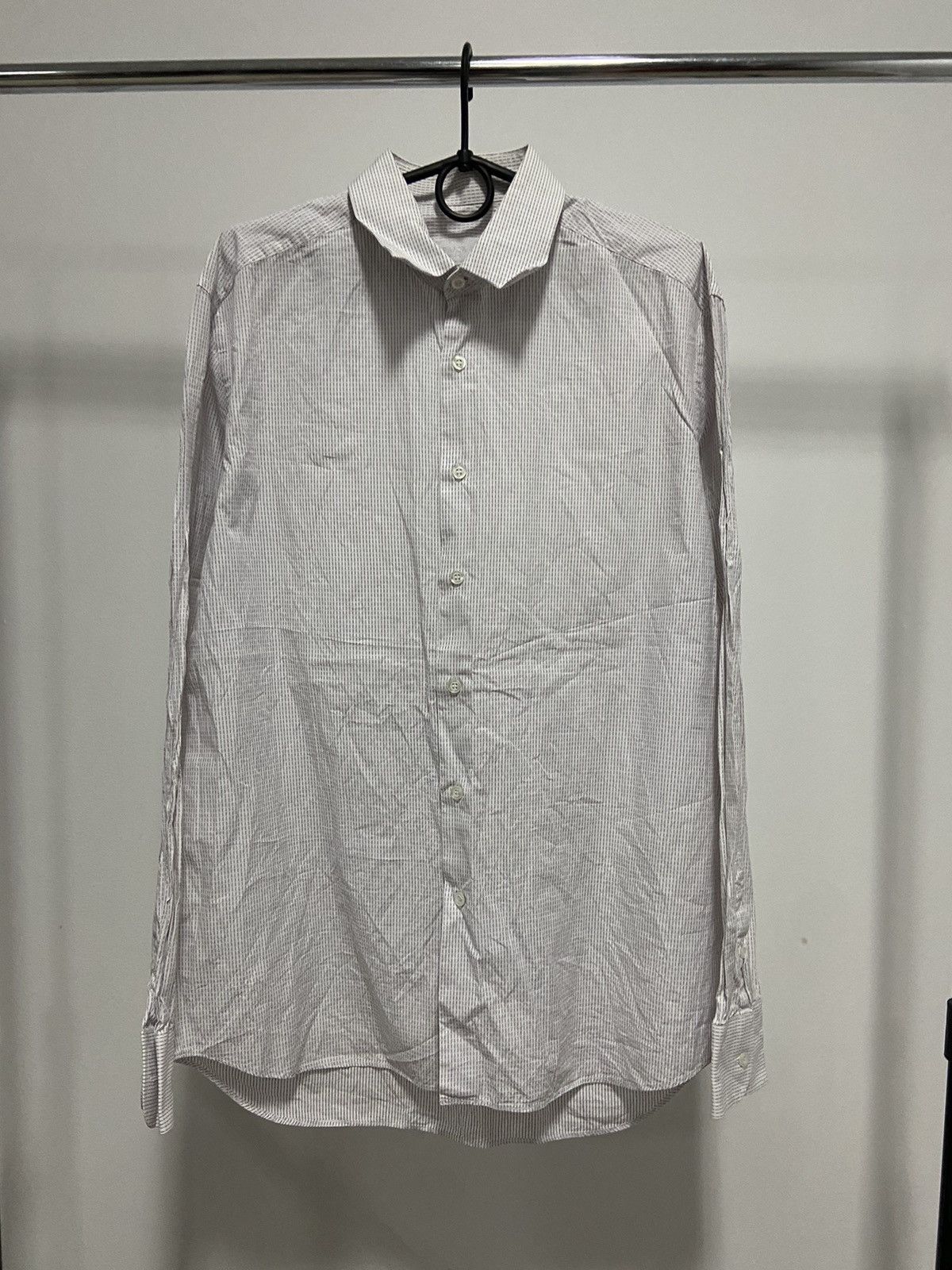 Prada × Vintage Prada Vintage Buttons White Classic luxury shirts Size US L / EU 52-54 / 3 - 1 Thumbnail