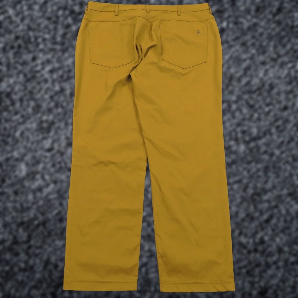 Vintage Public Rec Dealmaker Pants Men 35x30 Caramel 5 Pocket Chino Workday 2.0 Chinos Size US 35 - 1 Thumbnail