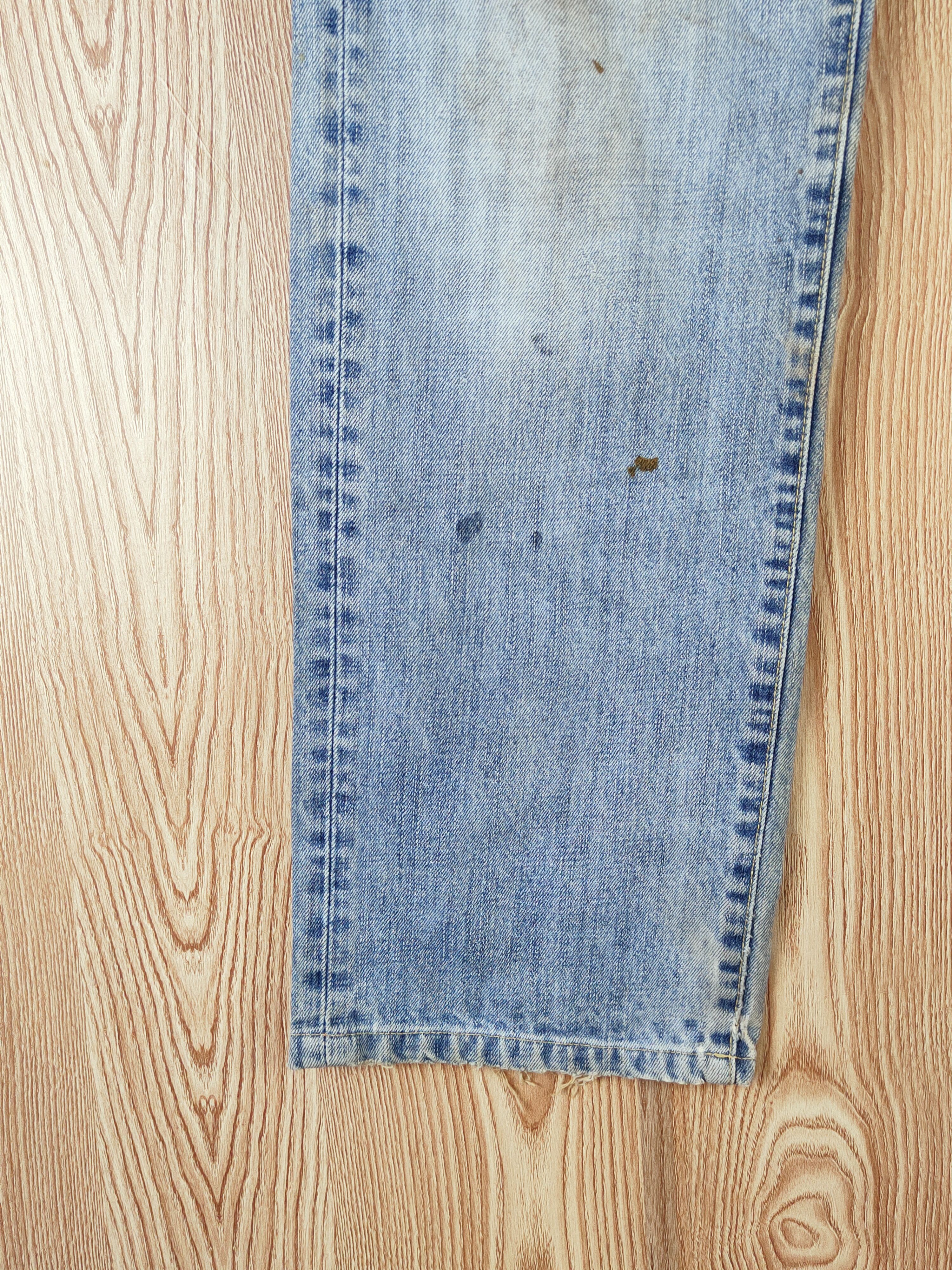 Japanese Brand Uniqlo Blue Faded Distressed Ripped Jeans #S2771 Size US 30 / EU 46 - 4 Thumbnail