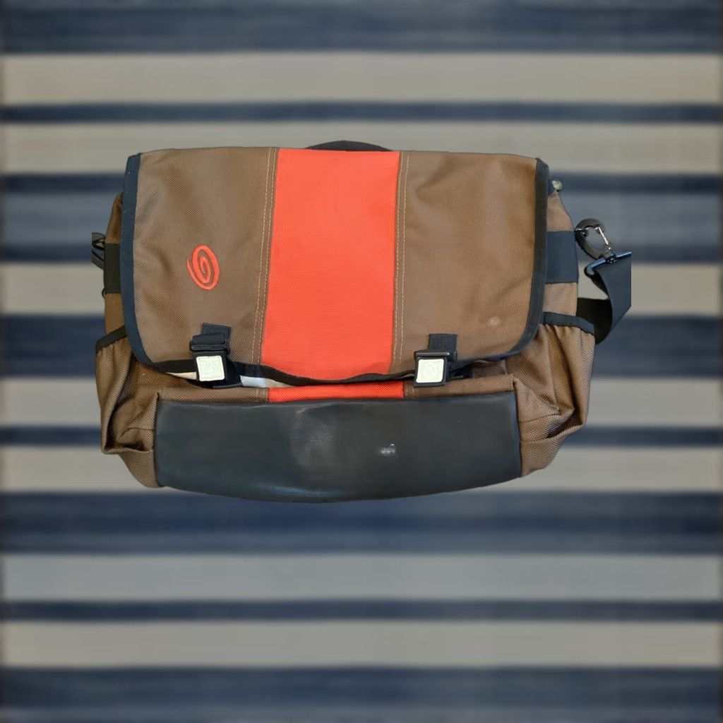 Vintage TIMBUK2 Classic Backpack Messenger Bag Dark Brown/Rust Size ONE SIZE - 1 Thumbnail