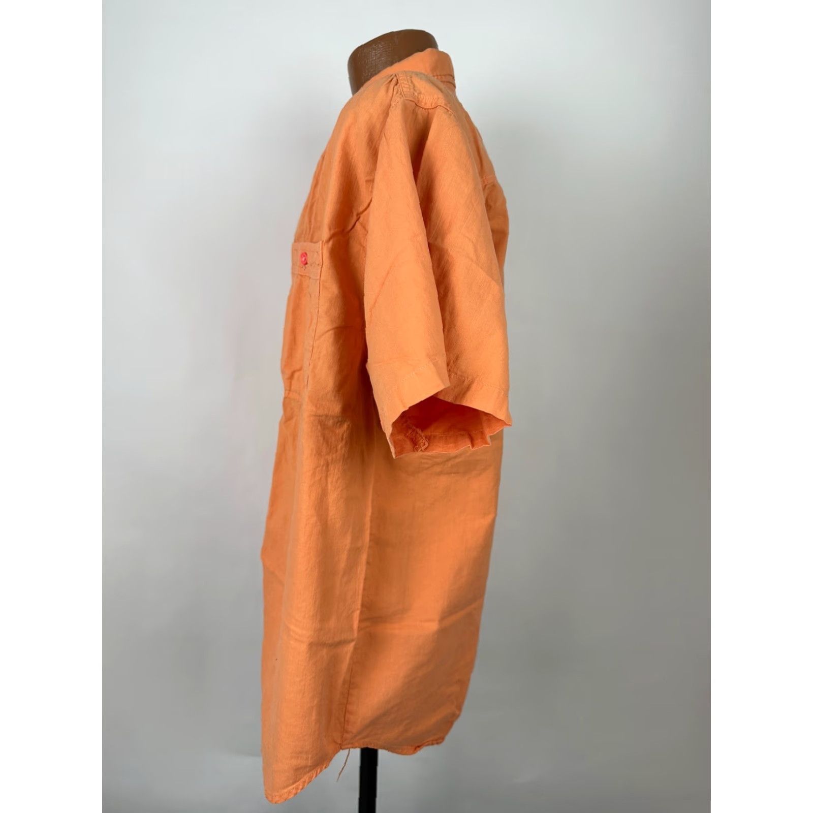 Vintage VINTAGE Pacific Scene Shirt Men L Orange Button-Up Short Sleeve 90s Casual Size US L / EU 52-54 / 3 - 7 Thumbnail