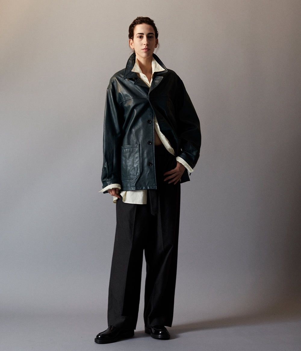 Yoke 24ss Goat Leather Jacket
