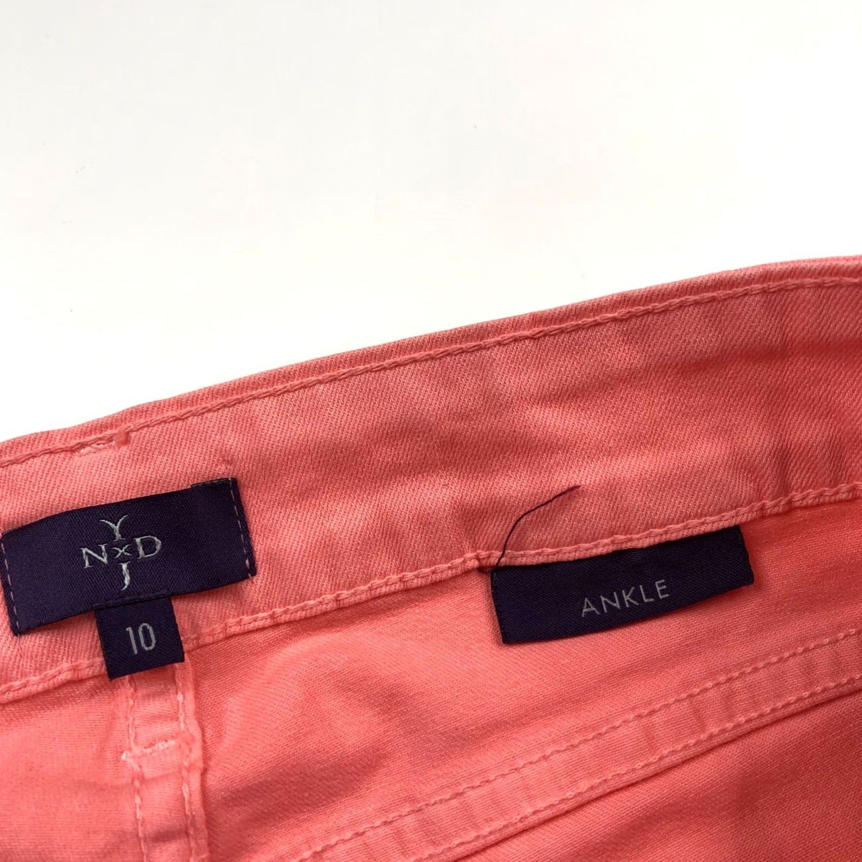NYDJ NYDJ Jeans Pink Ankle Mid Rise 10 Denim 32W 27L 5-Pocket Regular Women's Size 32" / US 10 / IT 46 - 7 Thumbnail