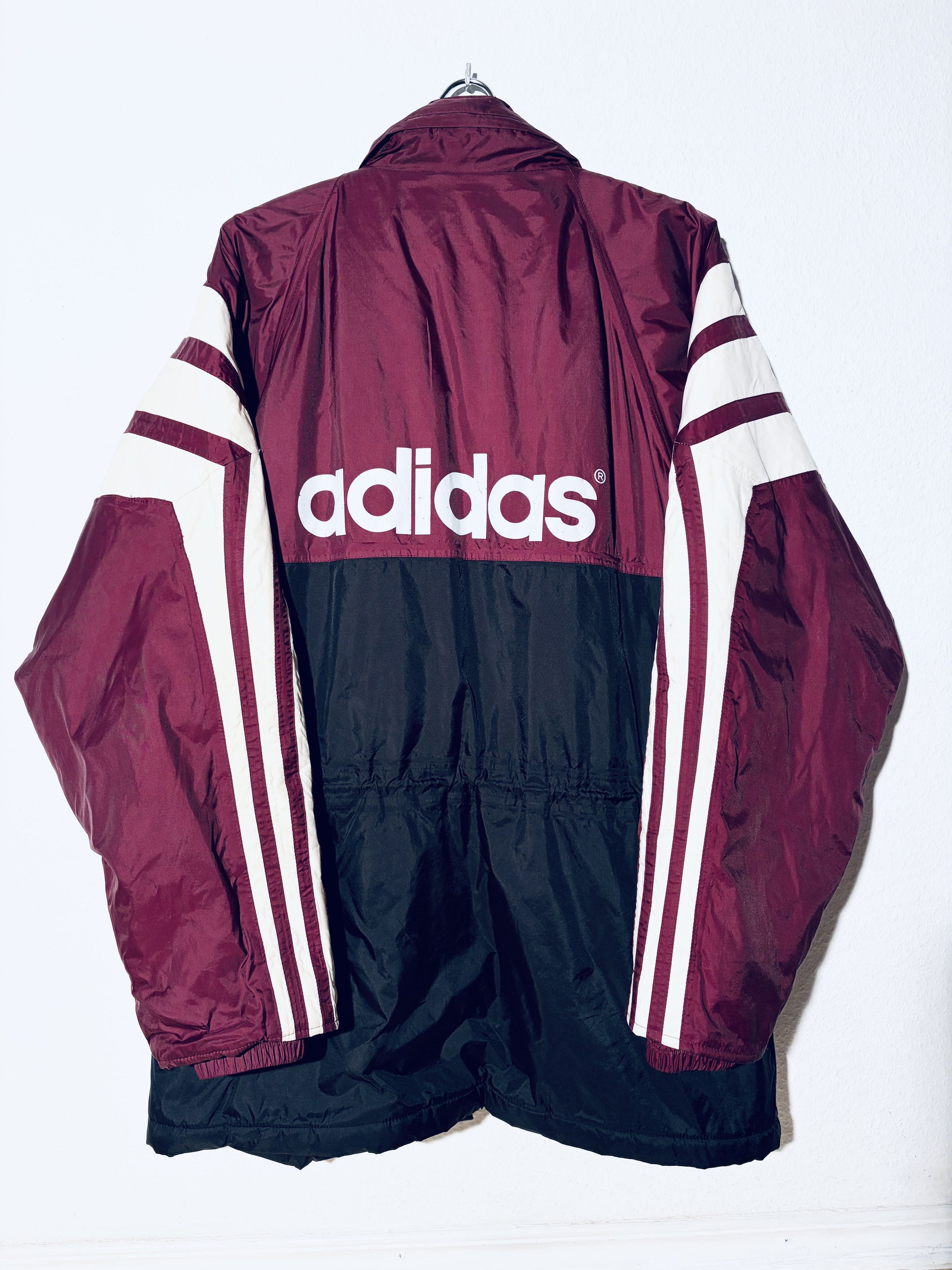 Adidas Newcastle United Training Bench Jacket 1995 - 1996 Size US XL / EU 56 / 4 - 2 Thumbnail