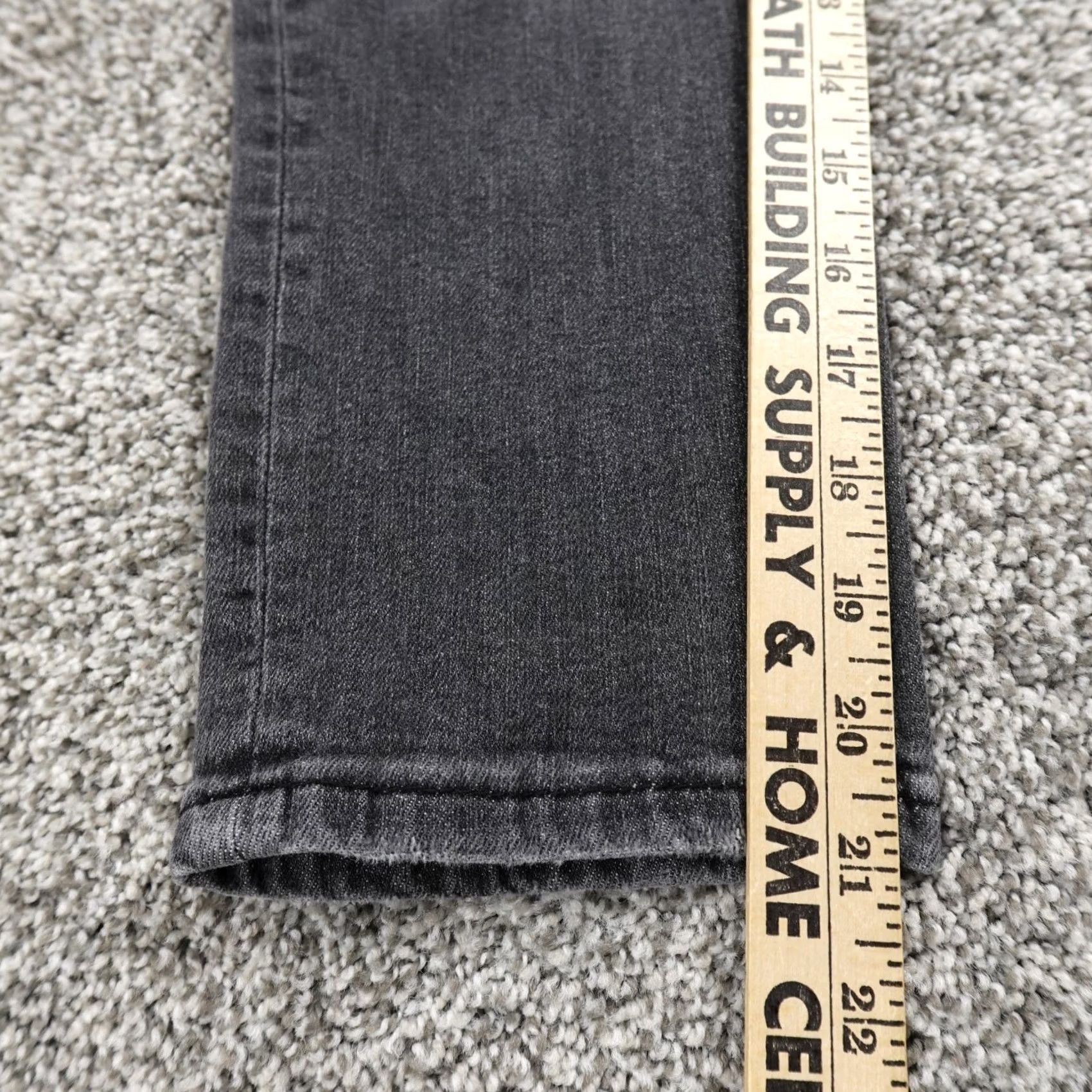 Denime Judy Blue Jeans Womens 3 Black Denim Pants Trouser Mid Rise Skinny Capri Stretch Jeans Size 26" / US 2 / IT 38 - 3 Thumbnail