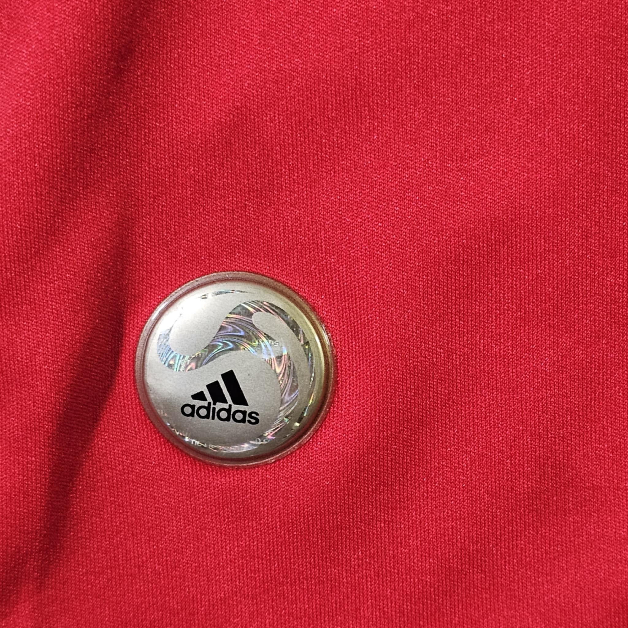 Adidas × Vintage France Vintage Y2K Red Adidas Soccer Jersey Size US L / EU 52-54 / 3 - 5 Thumbnail