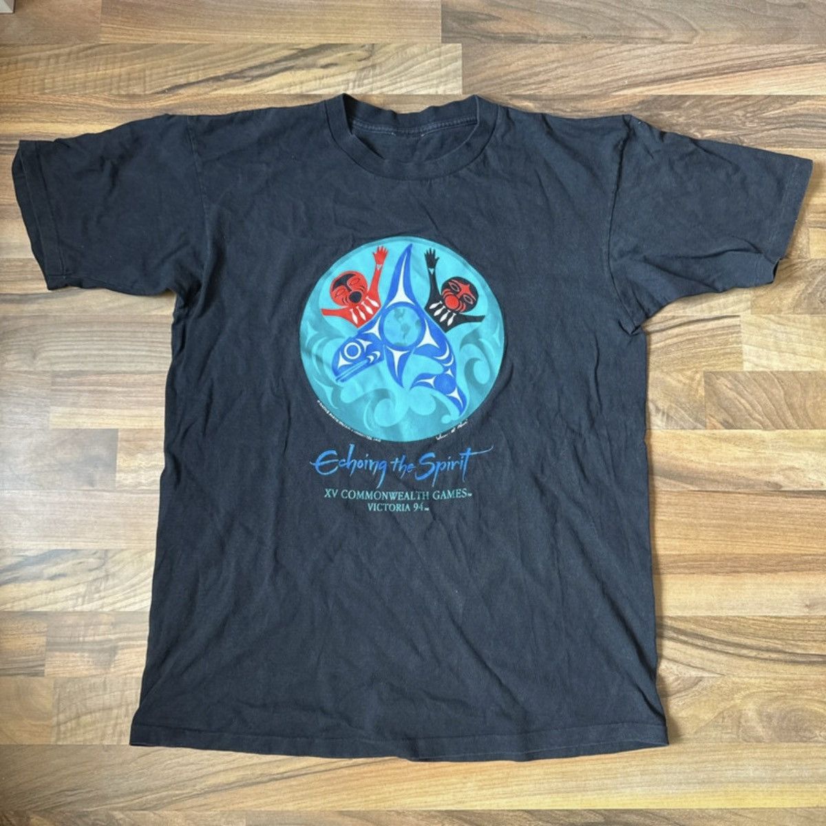 Other Vintage 90s Echo Common Wealth T-shirt Black Men’s Medium Size US M / EU 48-50 / 2 - 1 Thumbnail