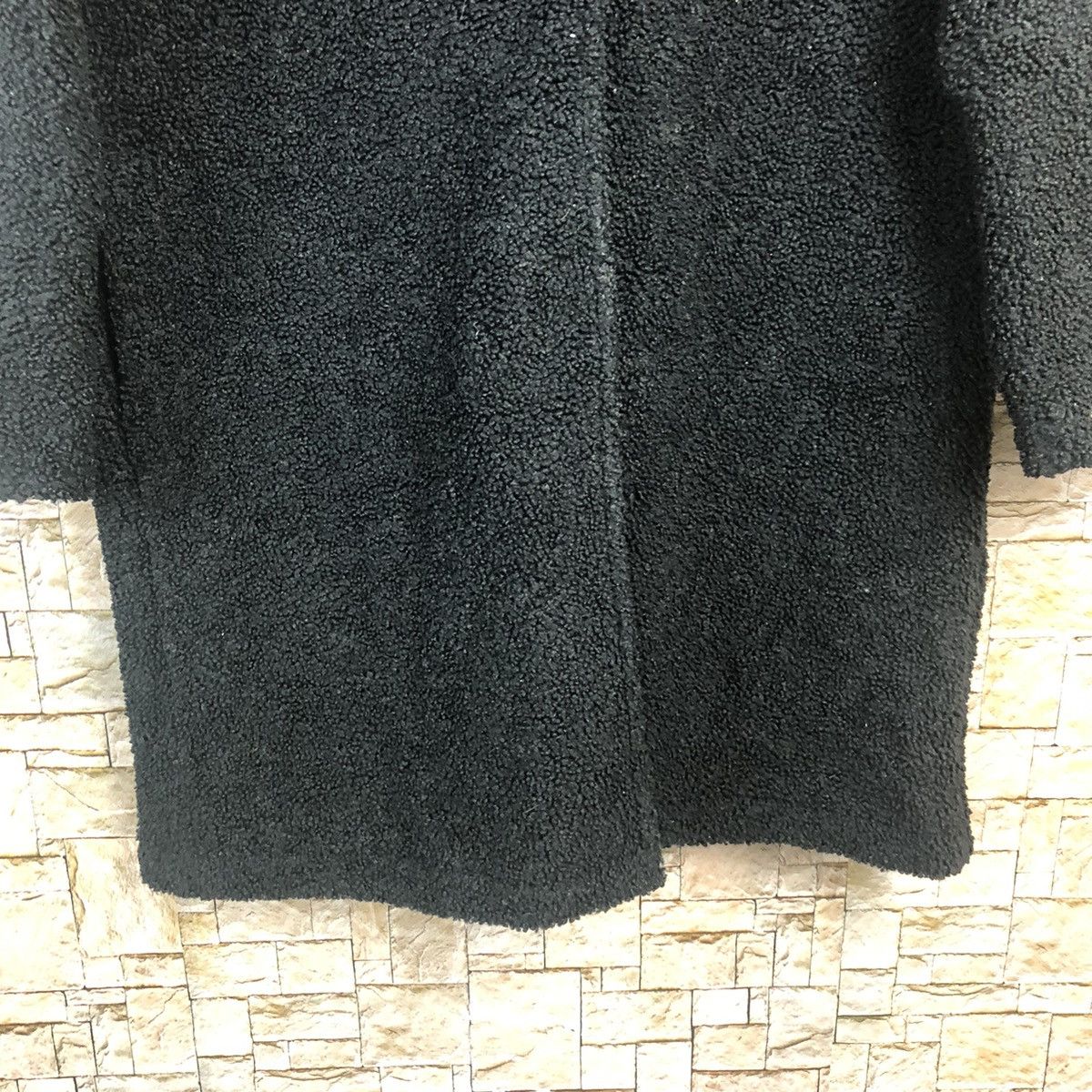 Homespun Knitwear Uniqlo Black Cardigan fleece Knitwear #A208 Size M / US 6-8 / IT 42-44 - 7 Thumbnail