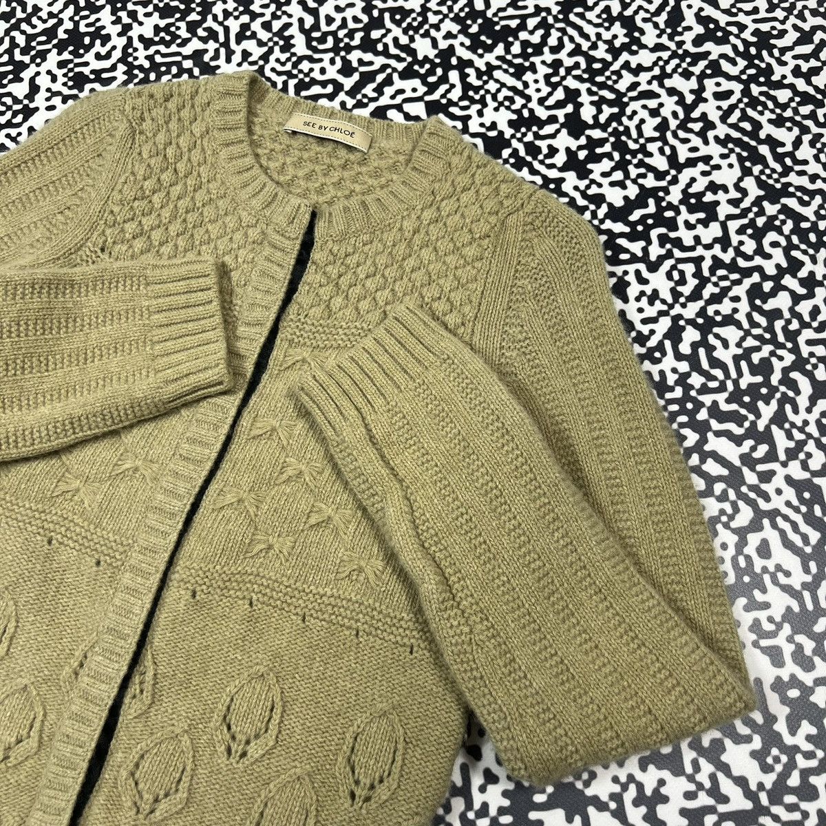 See by Chloe See By Chloe Knitted Wool Cardigan Sweater Y2K Luxury Style Size XS / US 0-2 / IT 36-38 - 9 Thumbnail