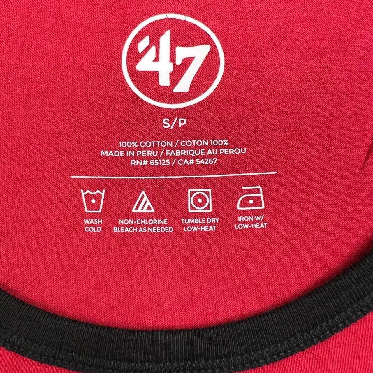 47 Brand San Francisco 49ers Shirt Men Red Sleeveless Crew Neck New S Size US S / EU 44-46 / 1 - 3 Thumbnail