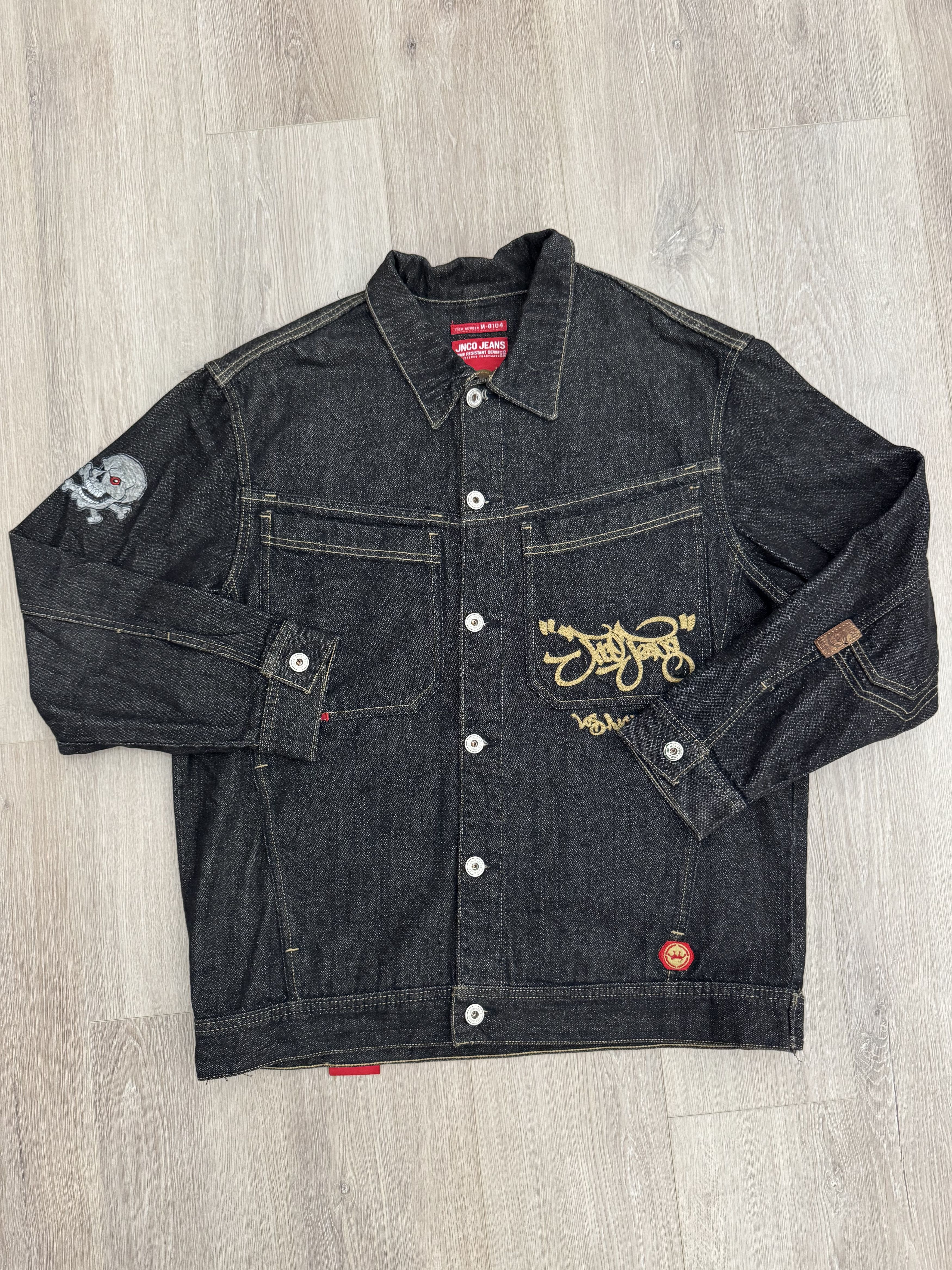 JNCO vintage Y2K JNCO Jeans Denim Jacket Los Angeles Embroidered Size US L / EU 52-54 / 3 - 1 Thumbnail