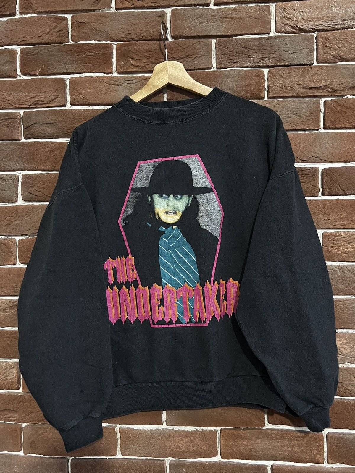 Vintage Vintage Undertaker Crewneck Sweatshirt WWF 90s WWE wrestling Size US M / EU 48-50 / 2 - 1 Thumbnail