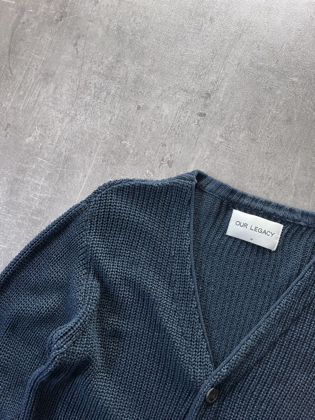 Our Legacy Our Legacy cotton cardigan denim color Size US S / EU 44-46 / 1 - 4 Thumbnail