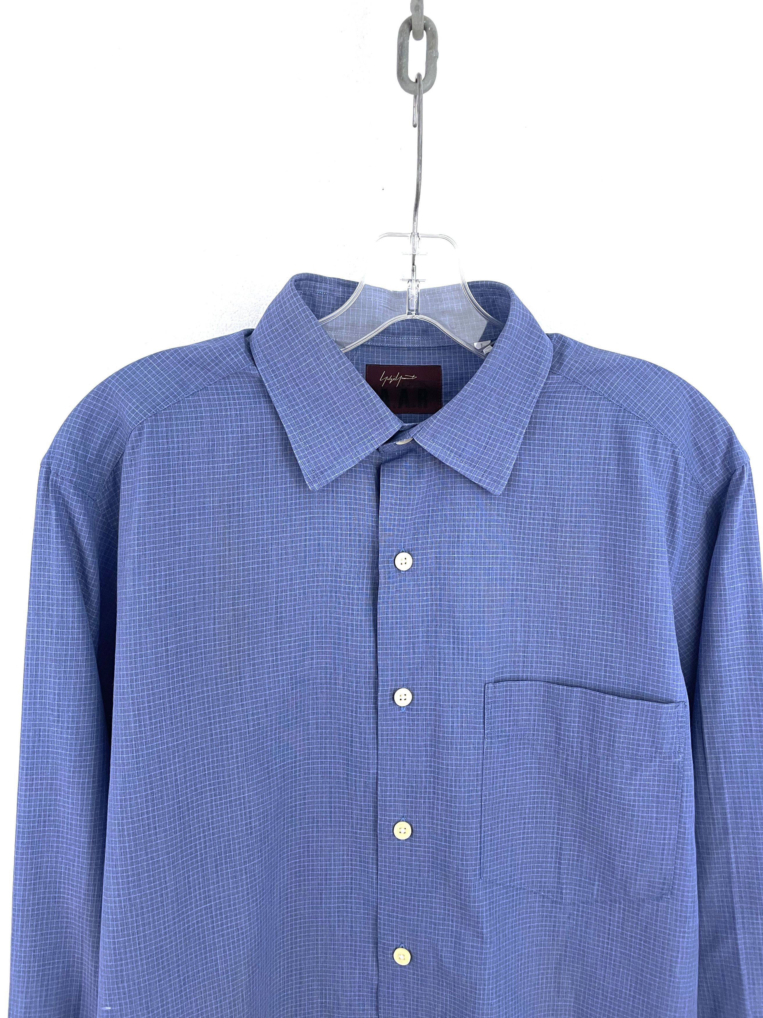 Yohji Yamamoto Against All Risks Checkered Shirt Size US L / EU 52-54 / 3 - 4 Thumbnail