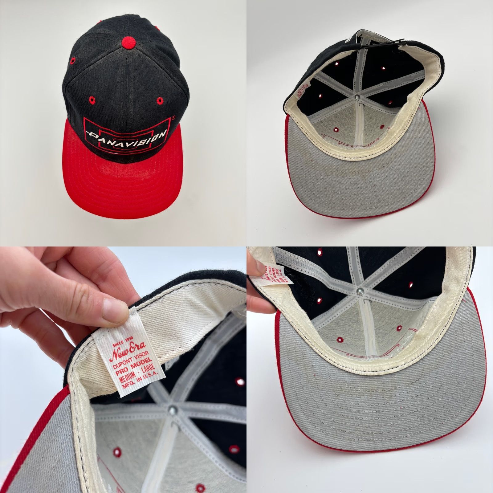 New Era Vintage Panavision Desperate Measures Cast Crew Hat 90s Michael Keaton 19/24 Size ONE SIZE - 8 Thumbnail