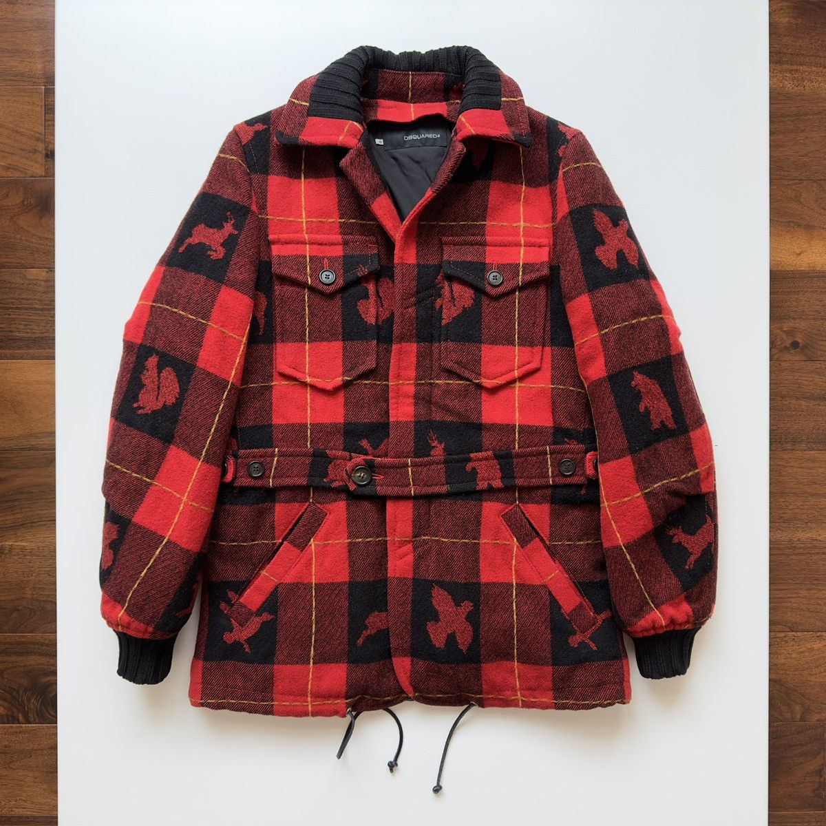 Dsquared2 Dsquared2 F/W 2004 Plaid Wool Coat Size 46 Size US M / EU 48-50 / 2 - 7 Thumbnail